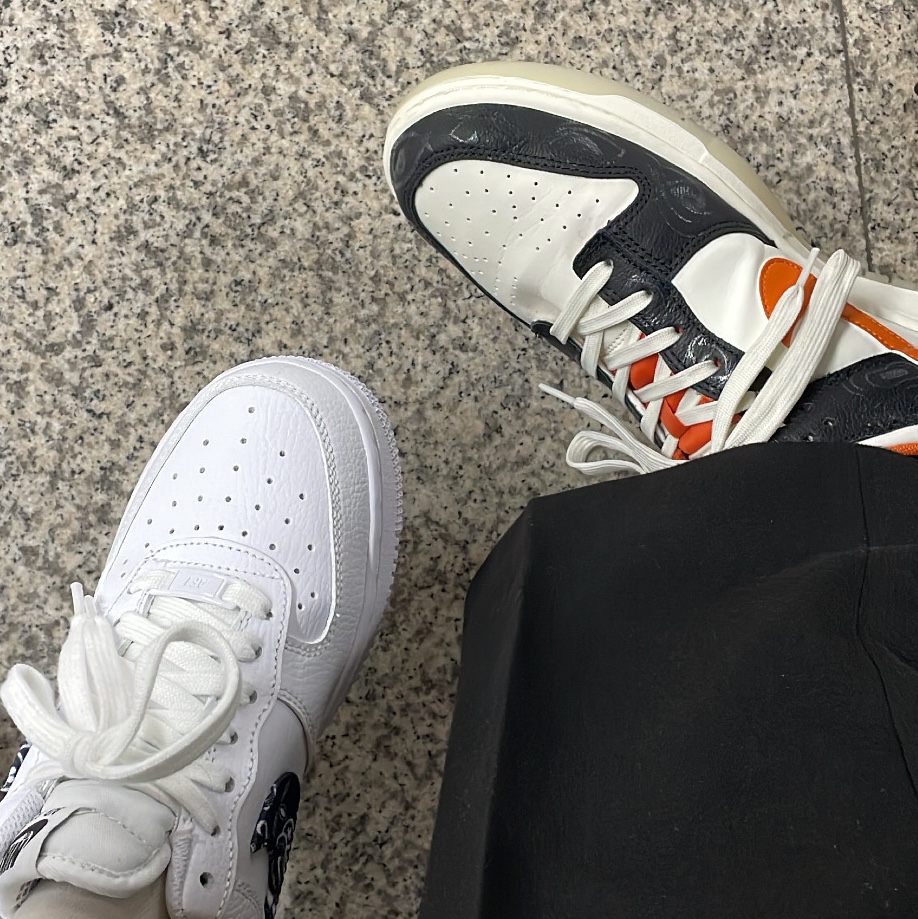 Nike Dunk Low Retro PRM Halloween 착용 스타일 - 4