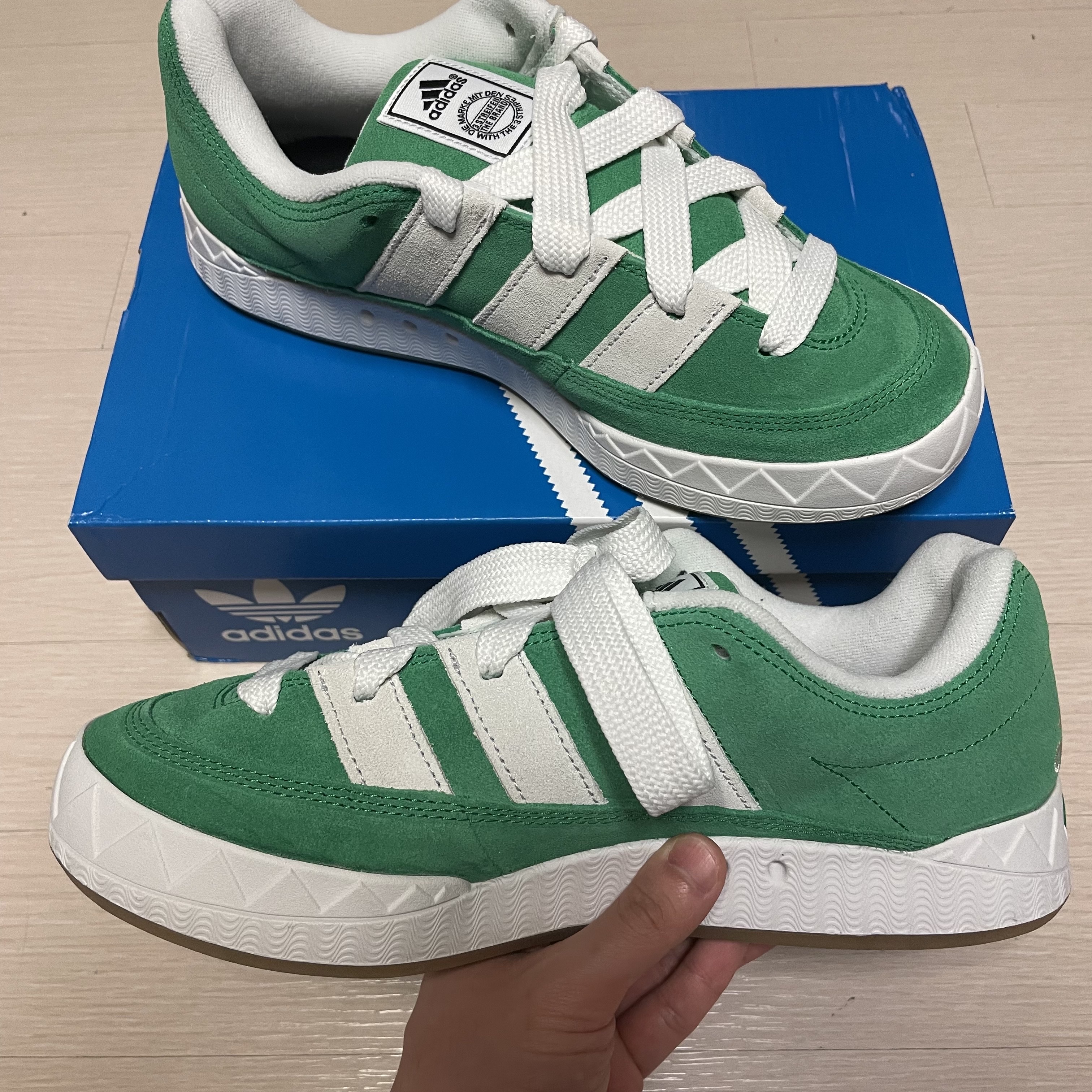Adidas Adimatic Green 착용 스타일 - 3