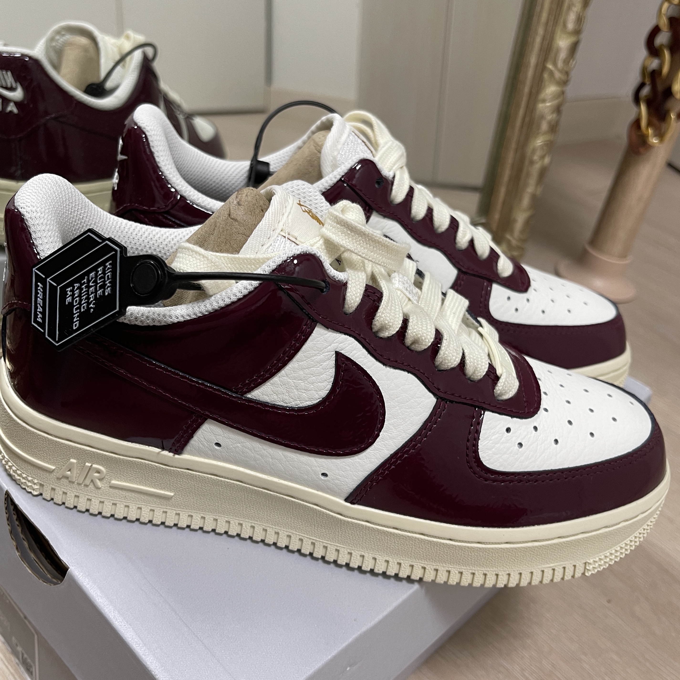 (W) Nike Air Force 1 Low Dark Beetroot 착용 스타일 - 3