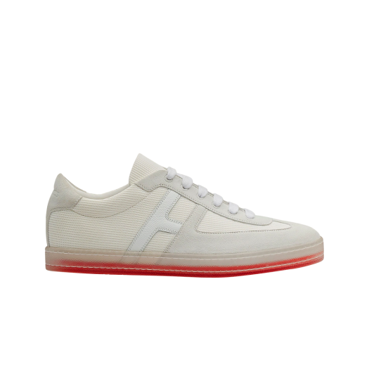 Hermes Boomerang Sneakers Mesh Calfskin & Blanc
