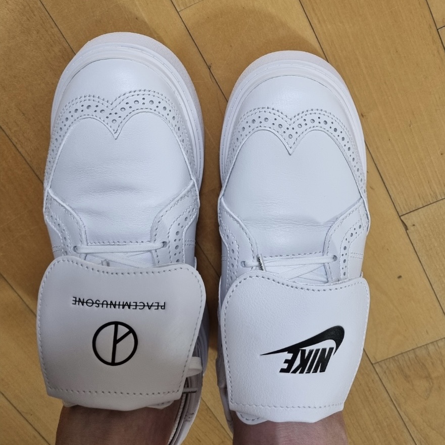Nike x Peaceminusone Kwondo1 White 착용 스타일