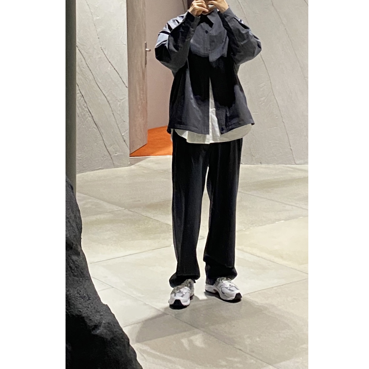 New Balance 530 White 착용 스타일
