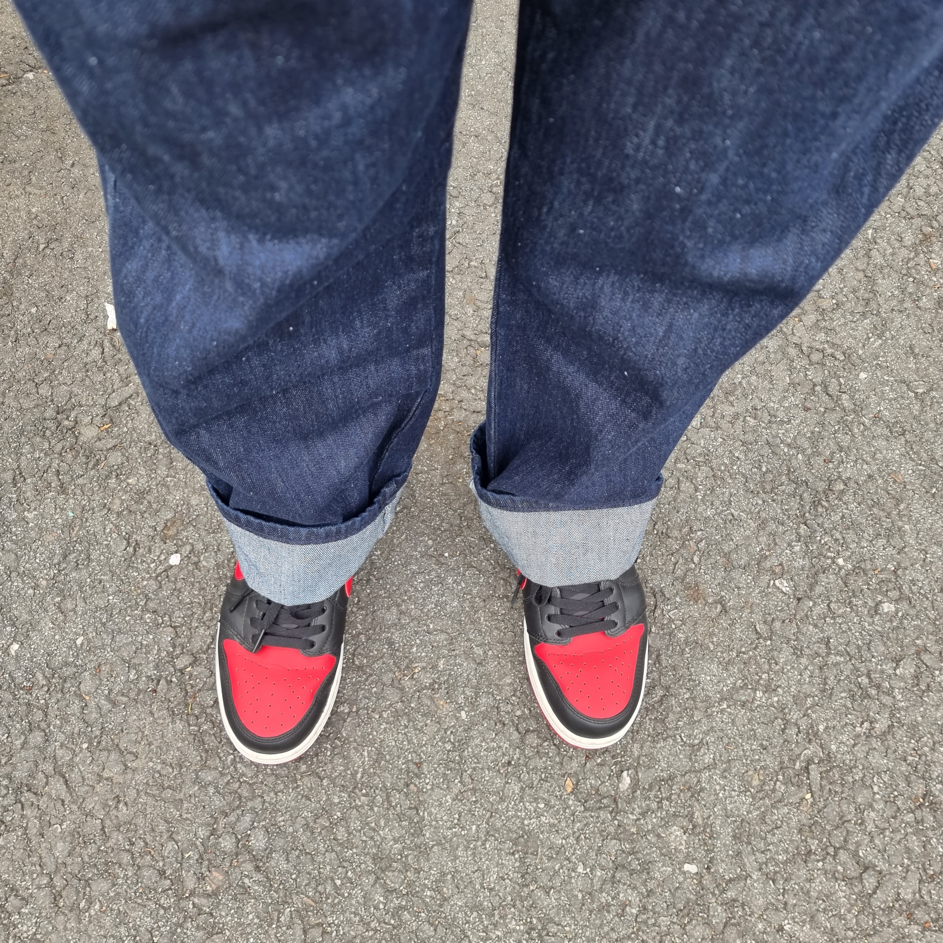 Jordan 1 Retro Low OG Bred 2015 착용 스타일 - 1