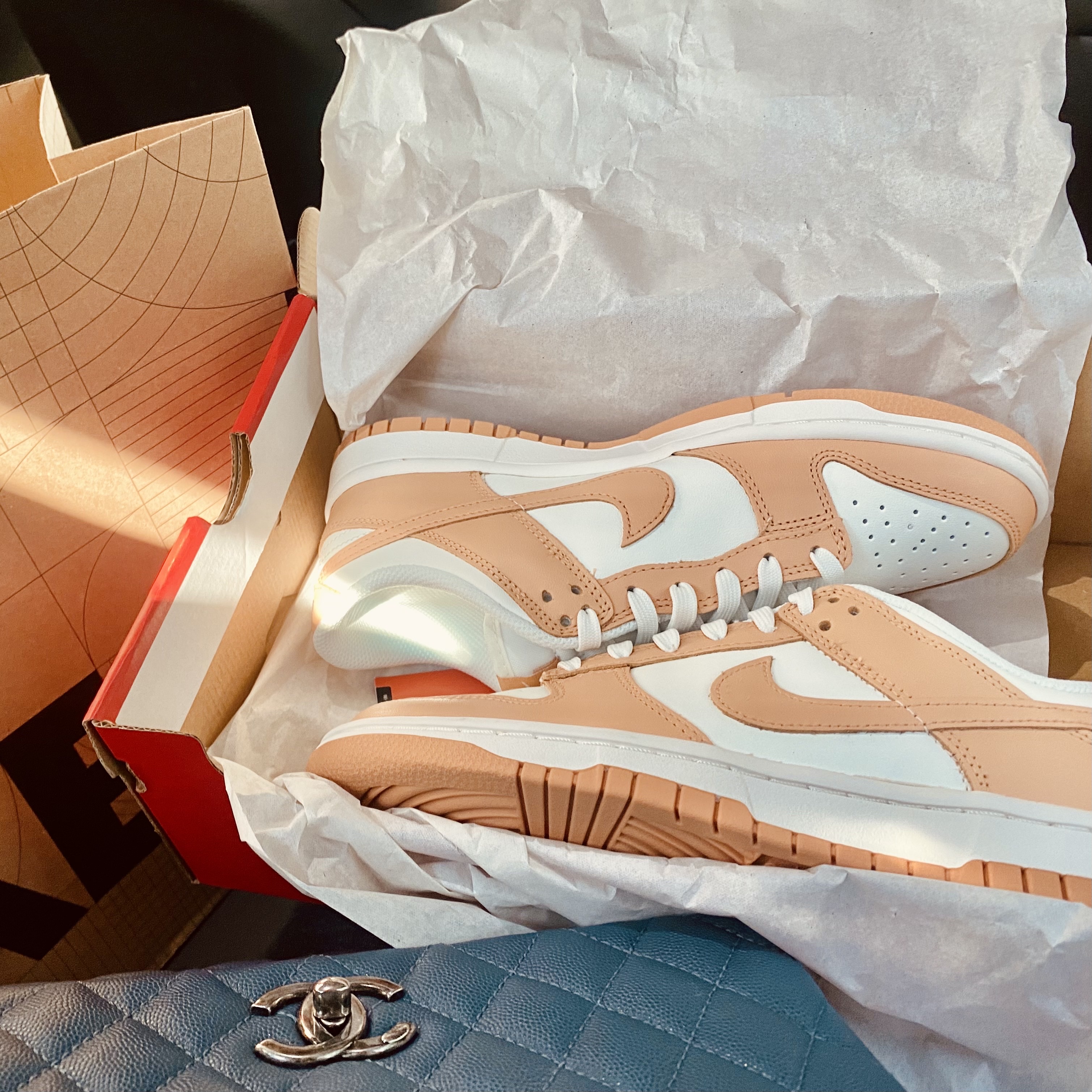 (W) Nike Dunk Low Harvest Moon 착용 스타일