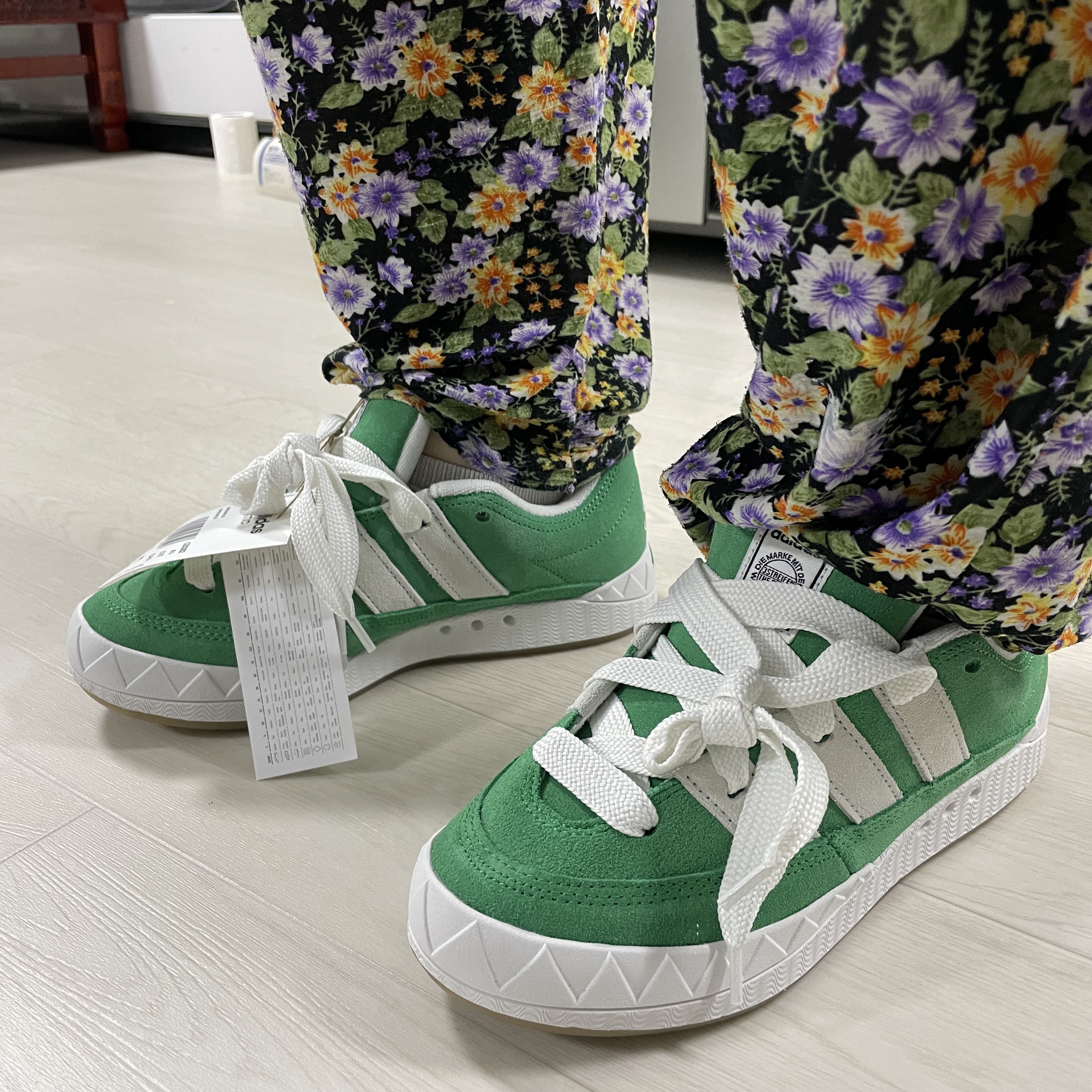 Adidas Adimatic Green 착용 스타일 - 4