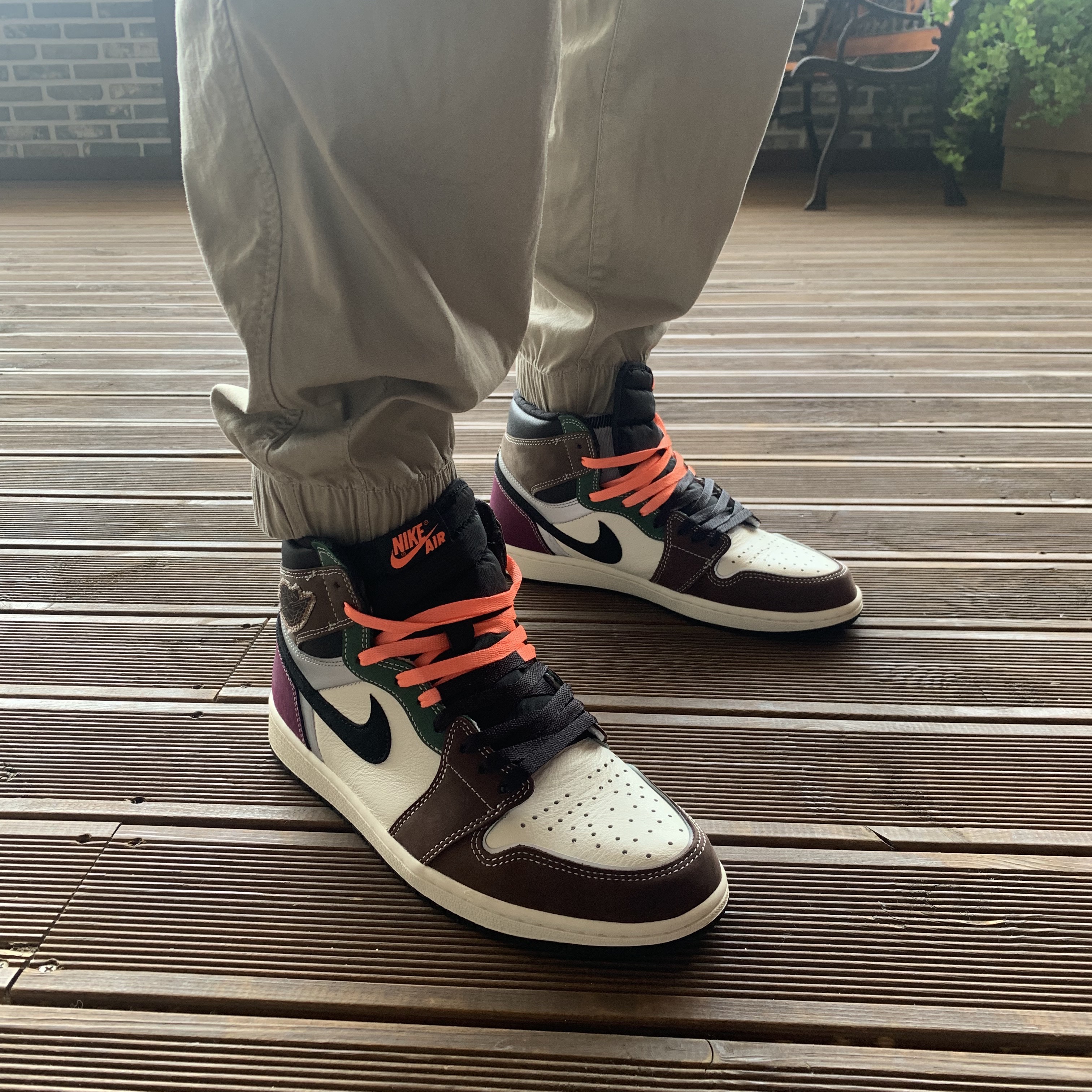Jordan 1 Retro High OG Craft 착용 스타일 - 4