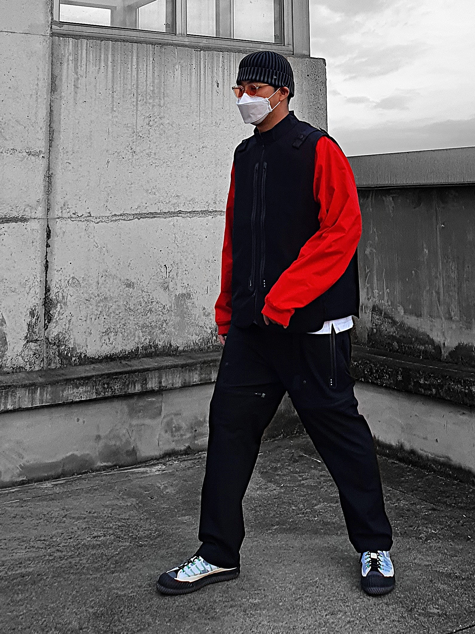 Nike x Matthew M Williams NRG 3-In-1 Pants Black, Nike x Matthew M Williams NRG Jacket Black 착용 스타일