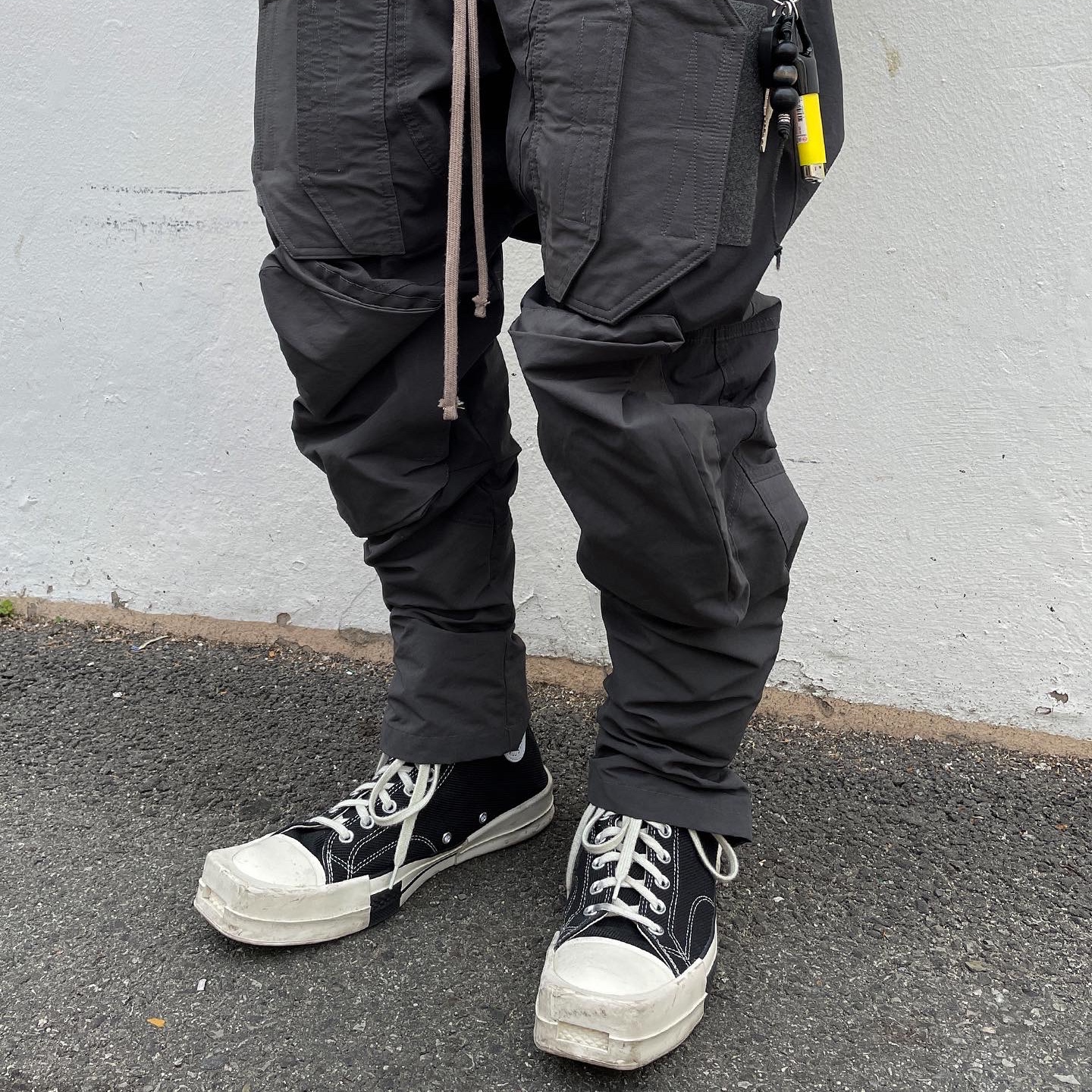 Converse x Drkshdw Turbodrk Chuck 70 Hi Black 착용 스타일 - 3