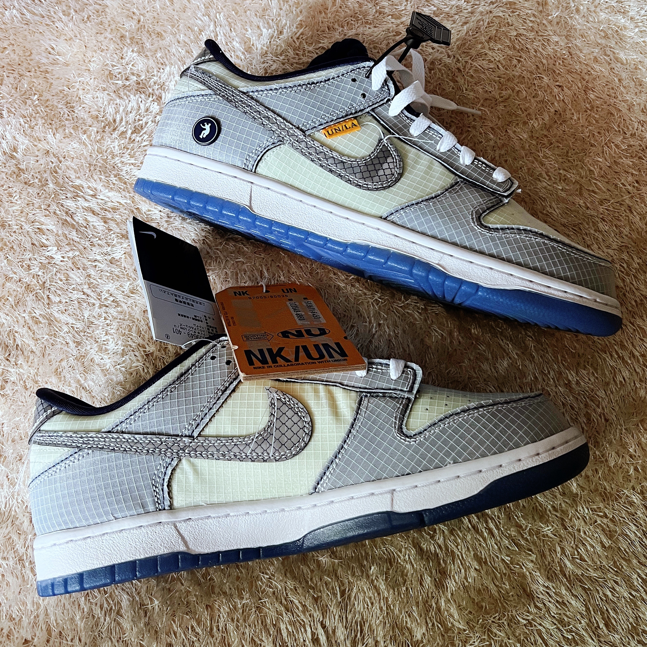 Nike x Union Dunk Low Passport Pack Pistachio 착용 스타일 - 2