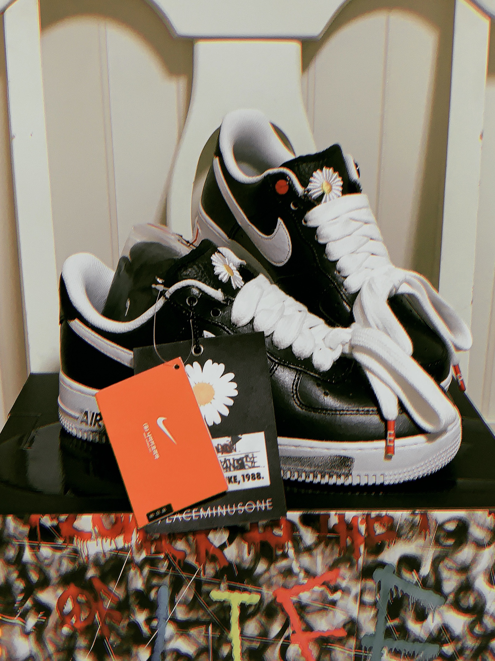Nike x Peaceminusone Air Force 1 Low Para-Noise 착용 스타일 - 2