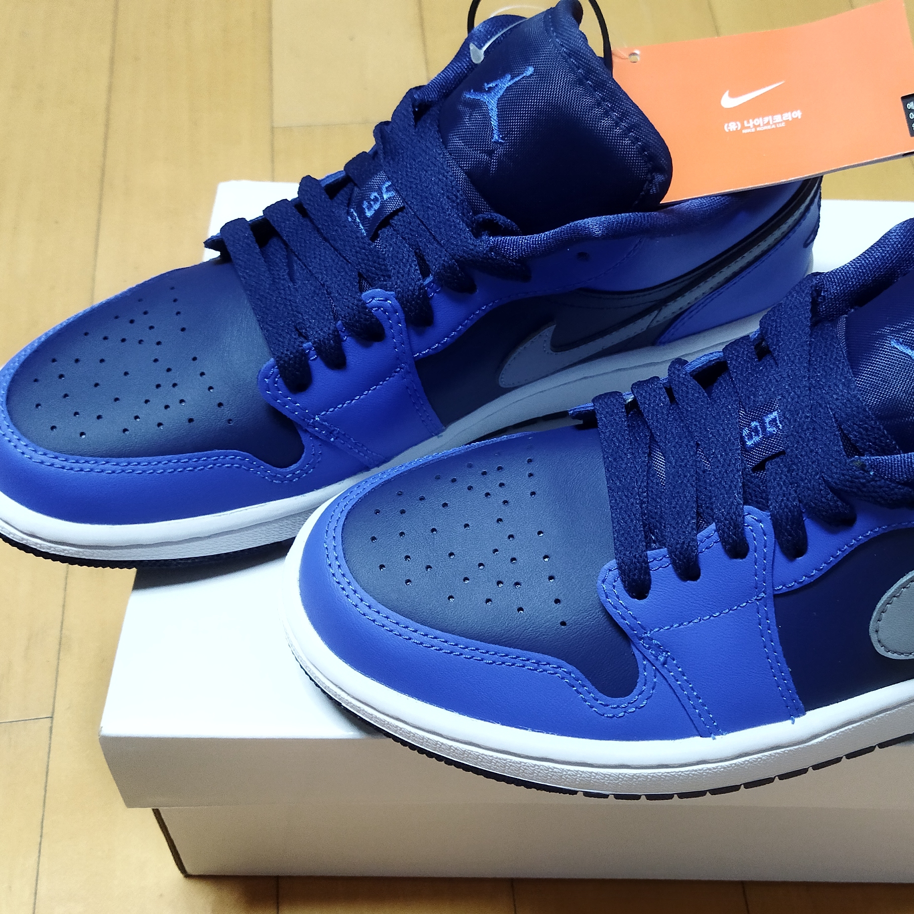 (W) Jordan 1 Low Game Royal 착용 스타일 - 1