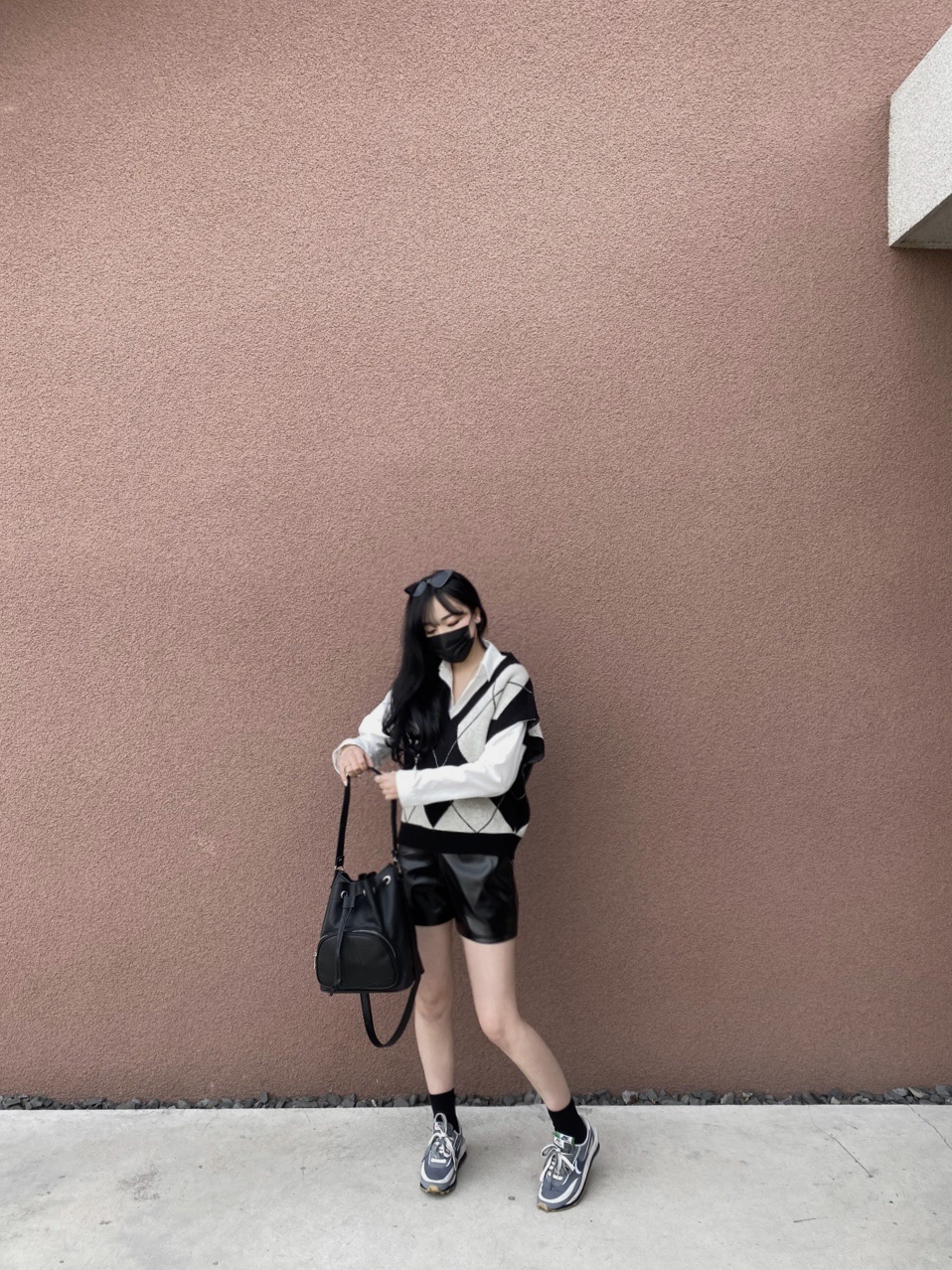 Nike x Sacai x Clot LDWaffle Cool Grey, Nike x Sacai x Clot LDWaffle Orange Blaze 착용 스타일