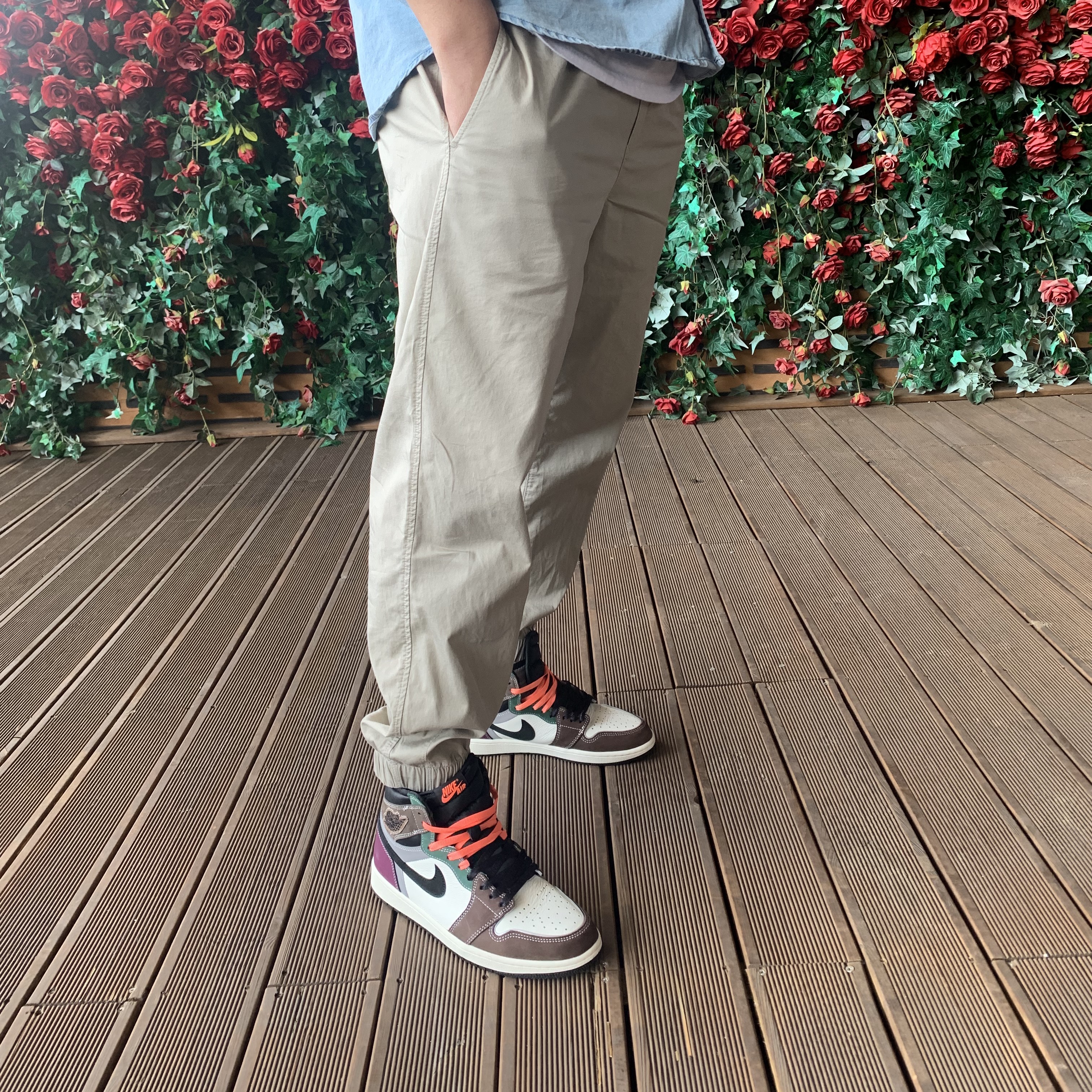 Jordan 1 Retro High OG Craft 착용 스타일 - 5