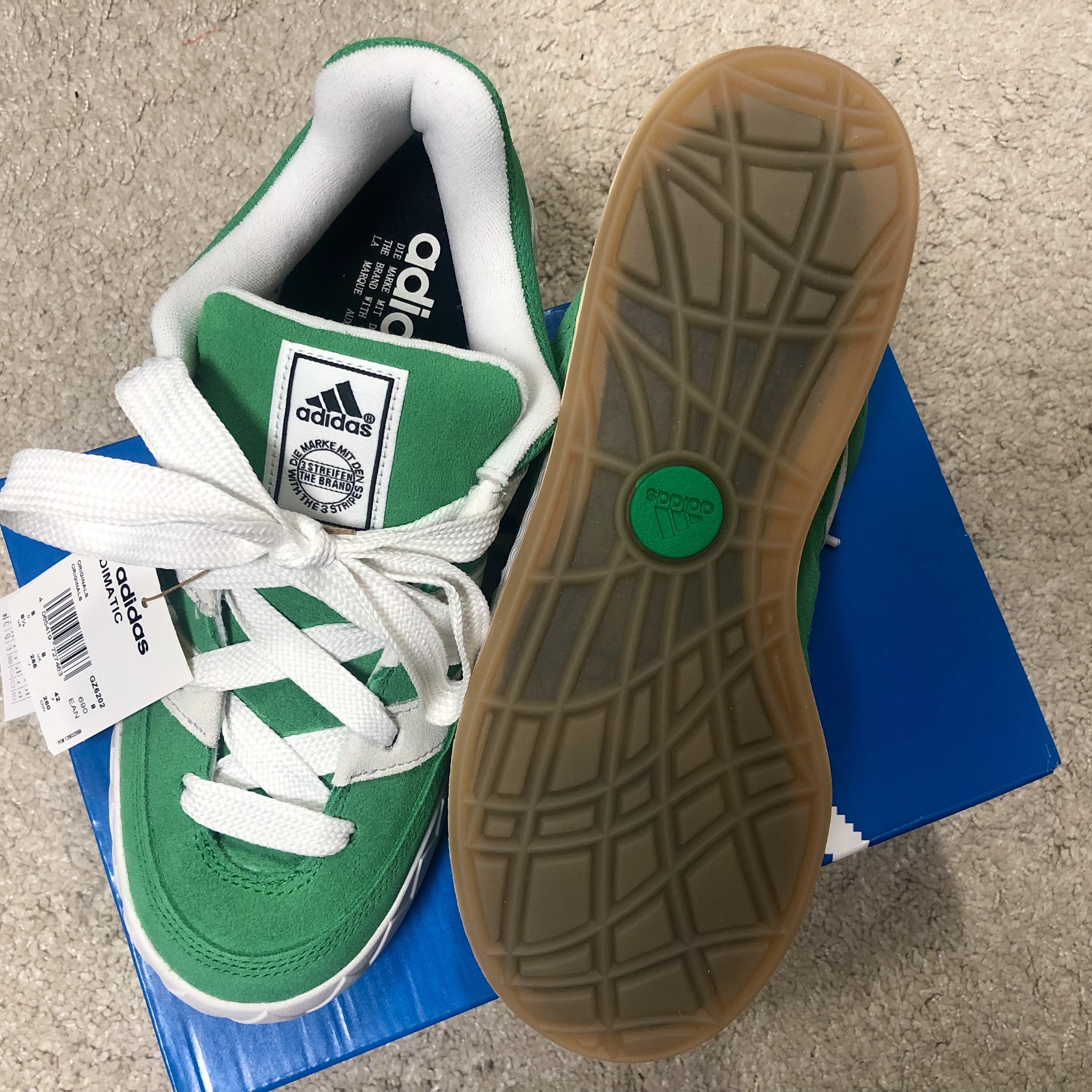Adidas Adimatic Green 착용 스타일 - 3