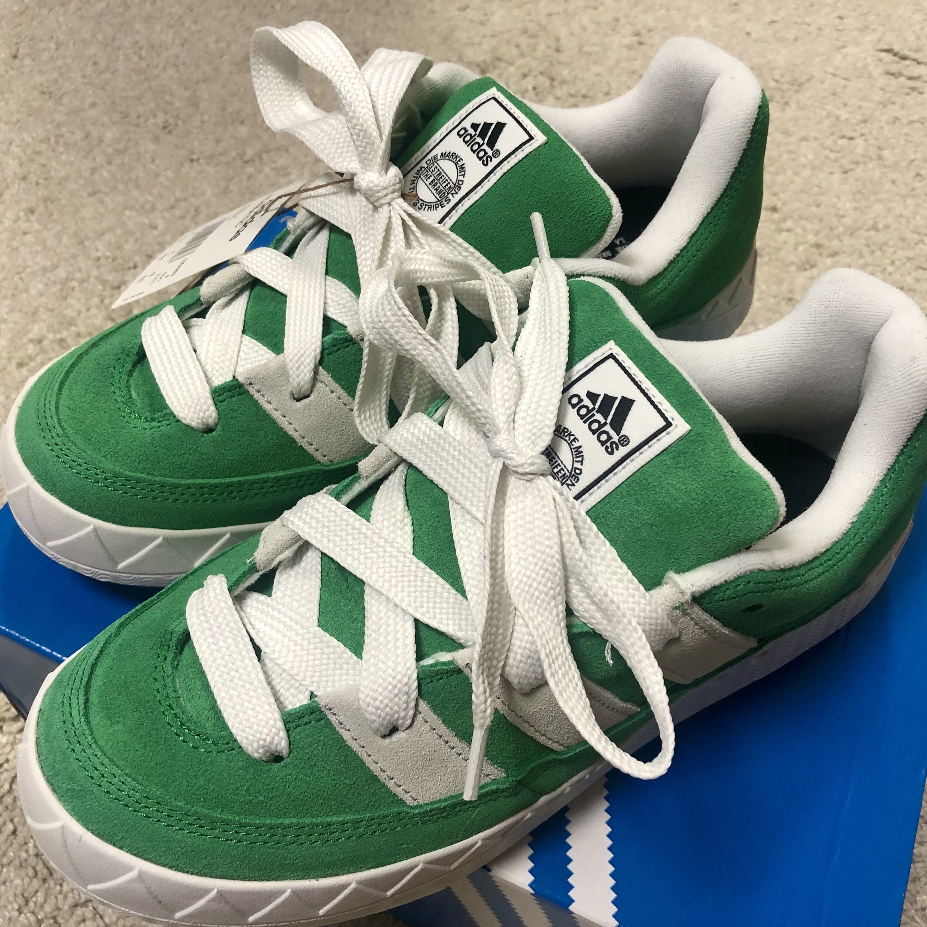 Adidas Adimatic Green 착용 스타일 - 1