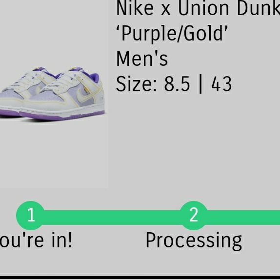 Nike x Union Dunk Low Passport Pack Court Purple White 착용 스타일