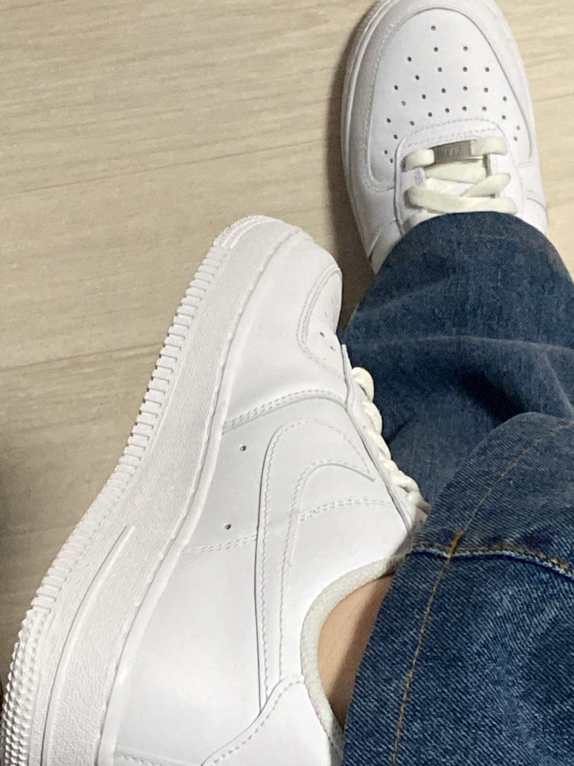 (W) Nike Air Force 1 '07 Low White 착용 스타일 - 3