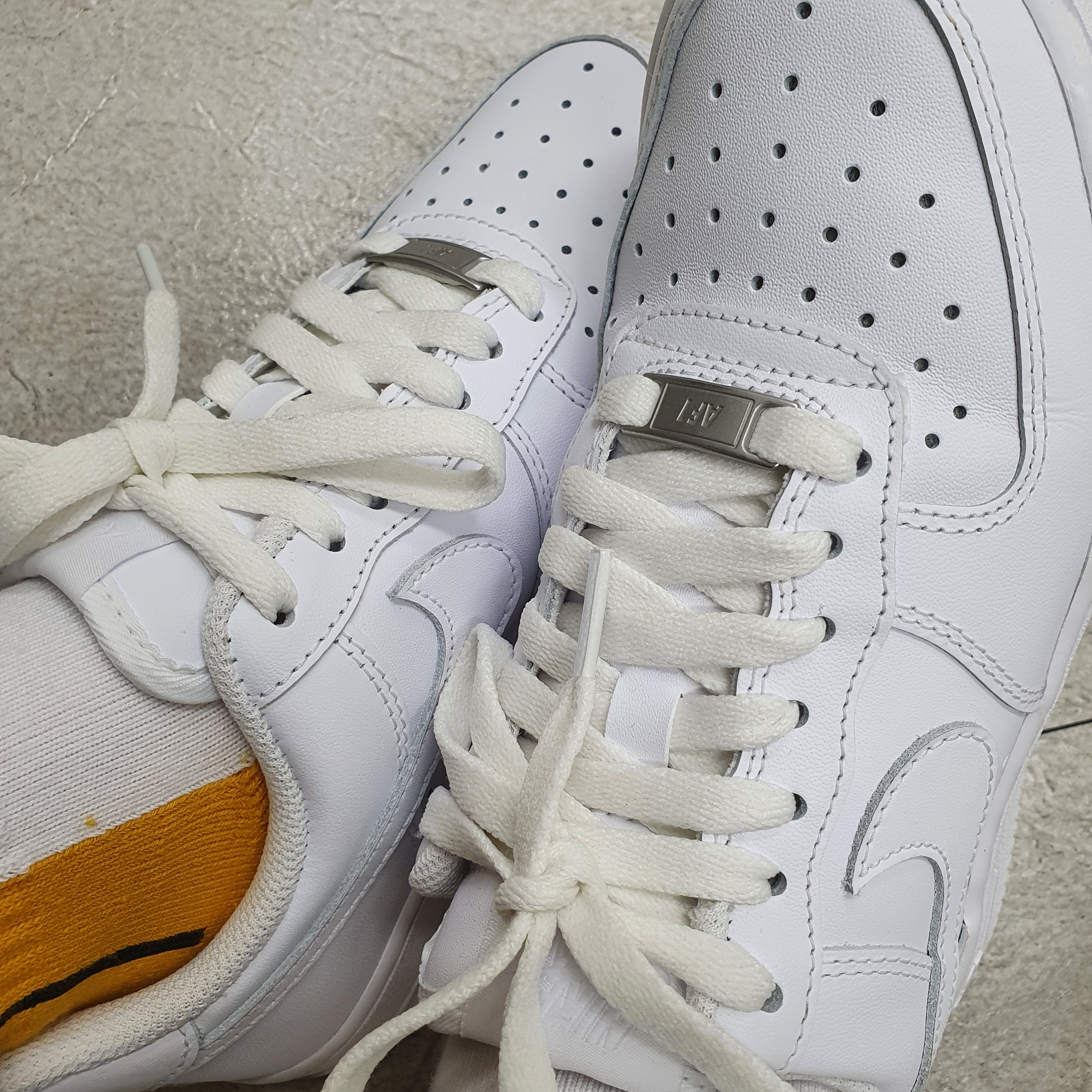 (W) Nike Air Force 1 '07 Low White 착용 스타일 - 1