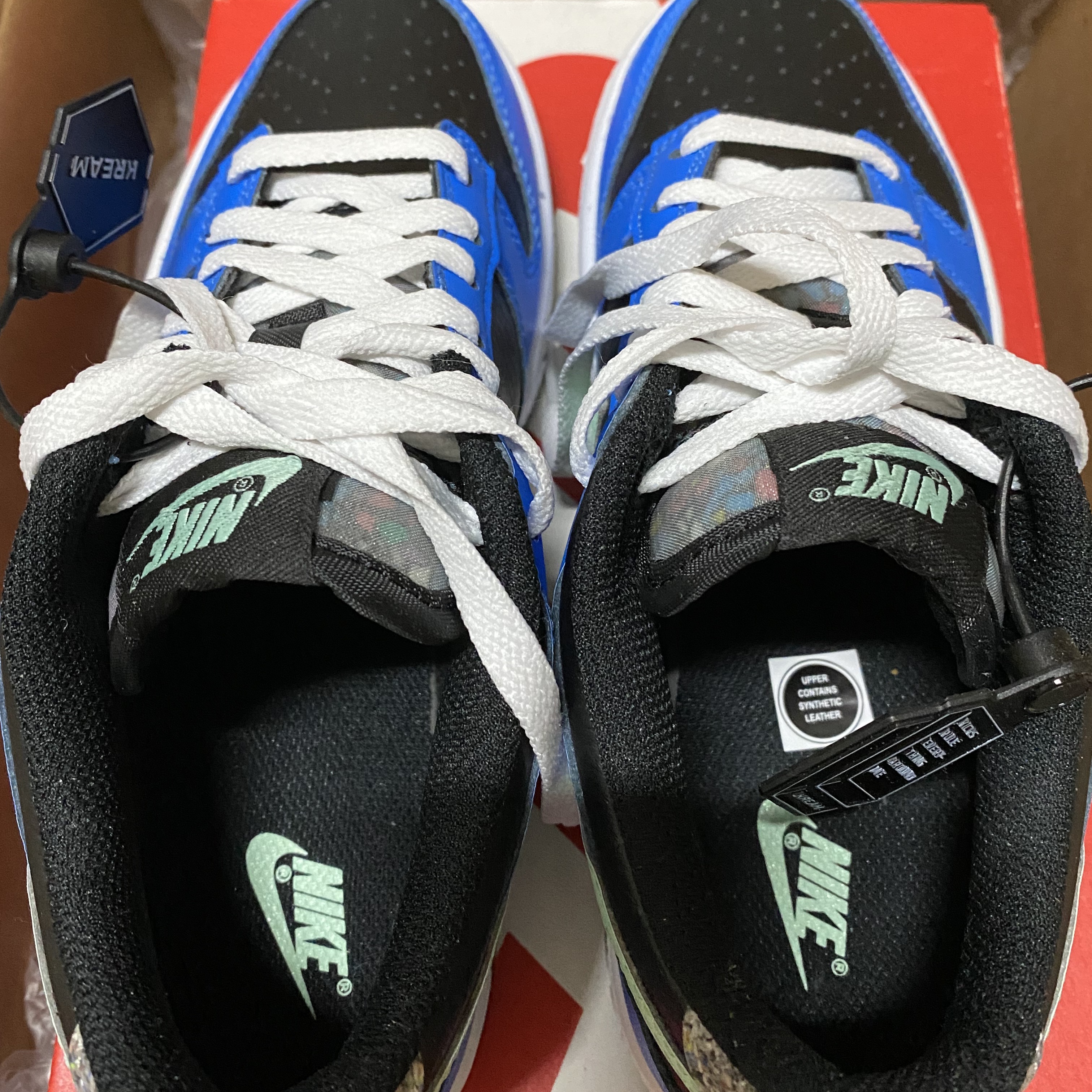 (GS) Nike Dunk Low SE Crater Blue Black 착용 스타일 - 4