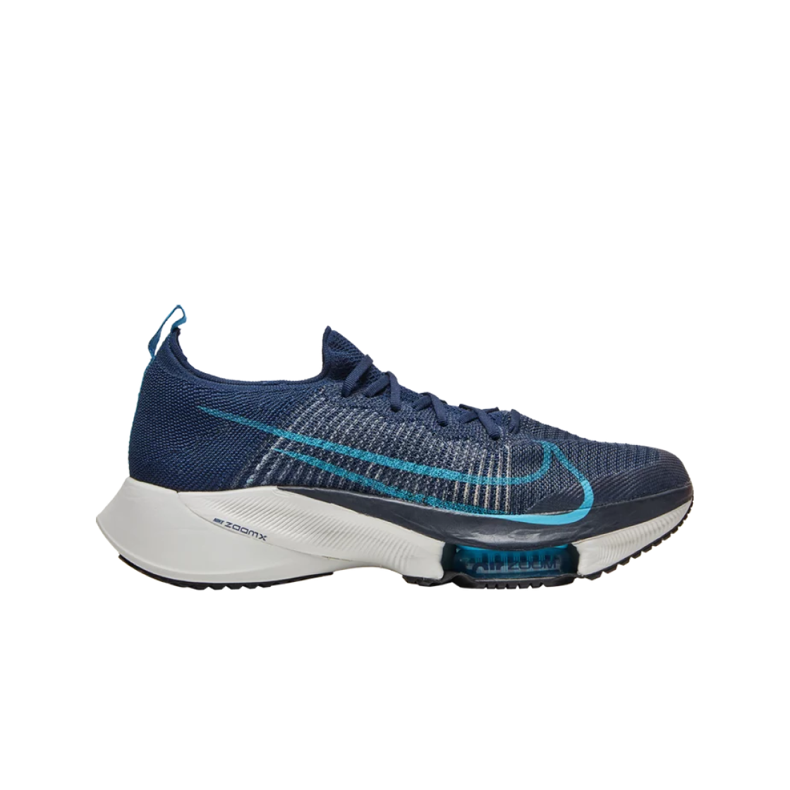 CI9923-401 Nike Air Zoom Tempo Next% Flyknit College Navy Chlorine Blue