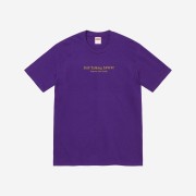 Supreme Still Talking T-Shirt Purple - 22SS