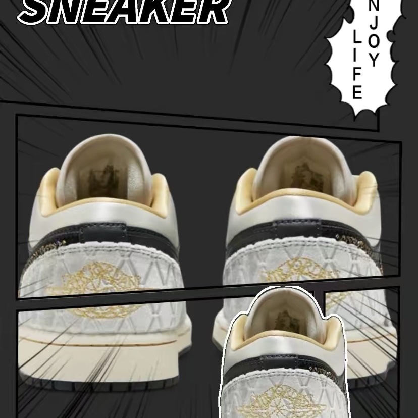 Jordan 1 Low SE Beaded Swoosh 착용 스타일 - 3