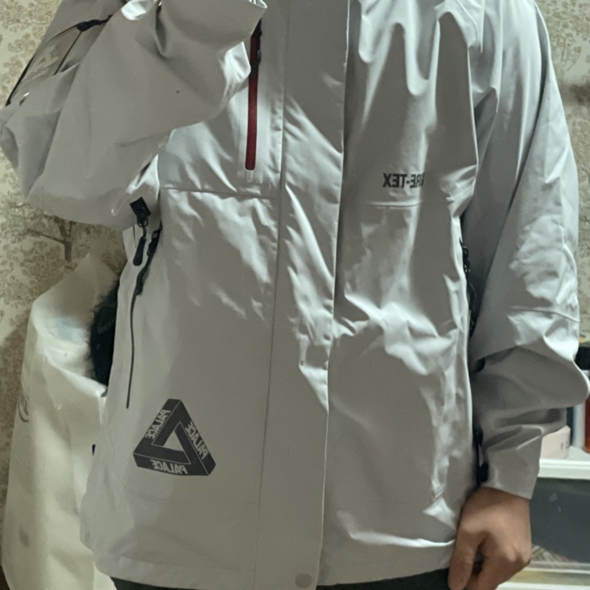 Palace Gore-Tex S-Tech Jacket Ice - 22SS 착용 스타일 - 1