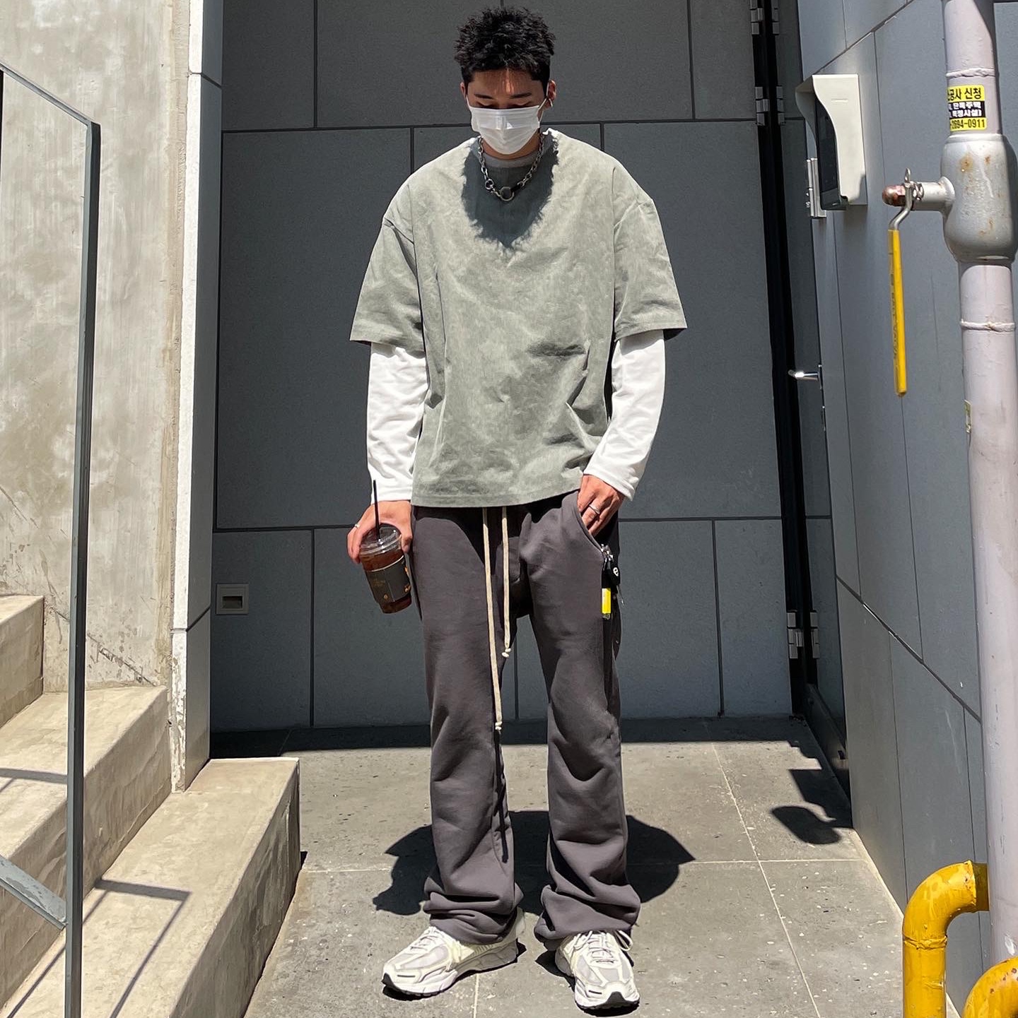 Nike x A-Cold-Wall Zoom Vomero 5 Sail 착용 스타일 - 1