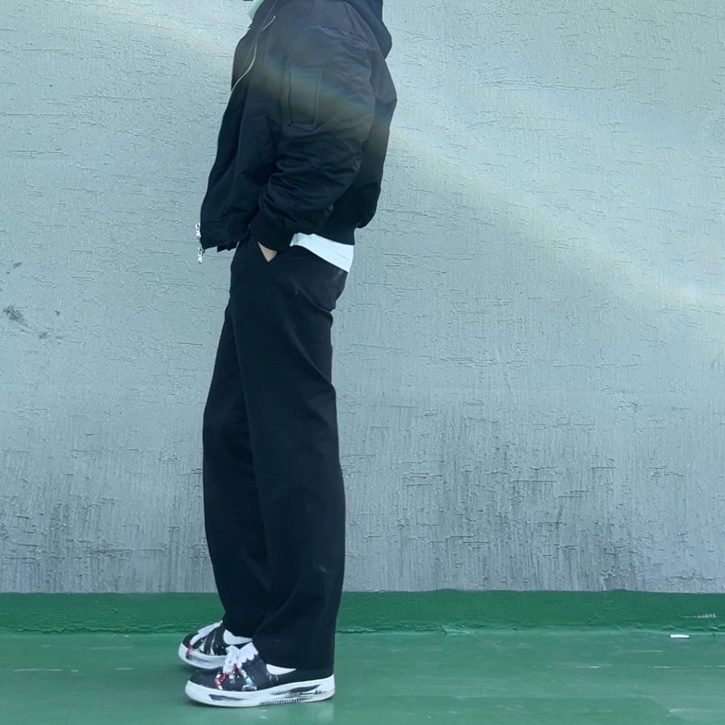 Nike x Peaceminusone Air Force 1 Low Para-Noise 착용 스타일 - 3