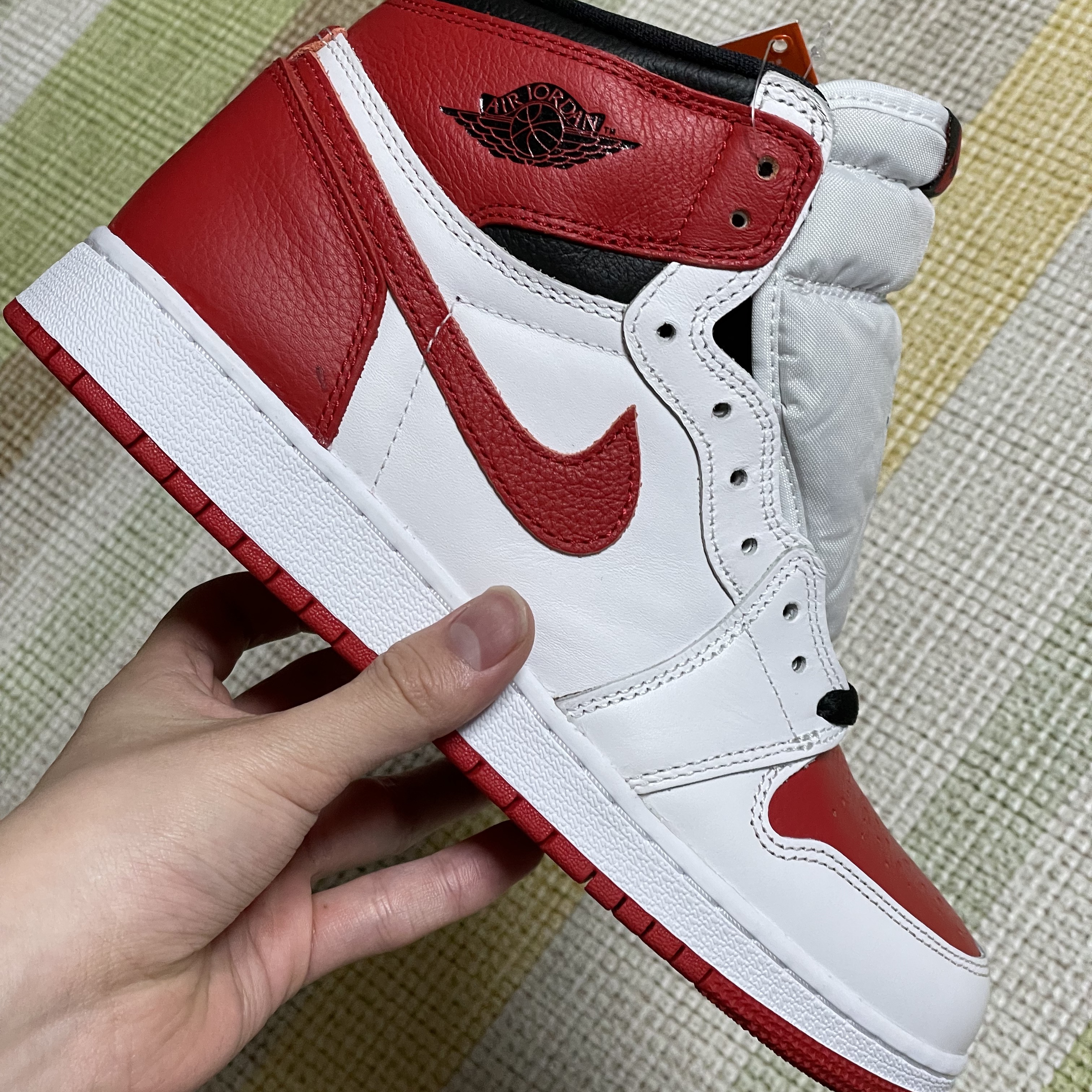Jordan 1 x Travis Scott x Fragment Retro Low OG SP Military Blue, Jordan 1 Retro High OG Heritage 착용 스타일 - 2