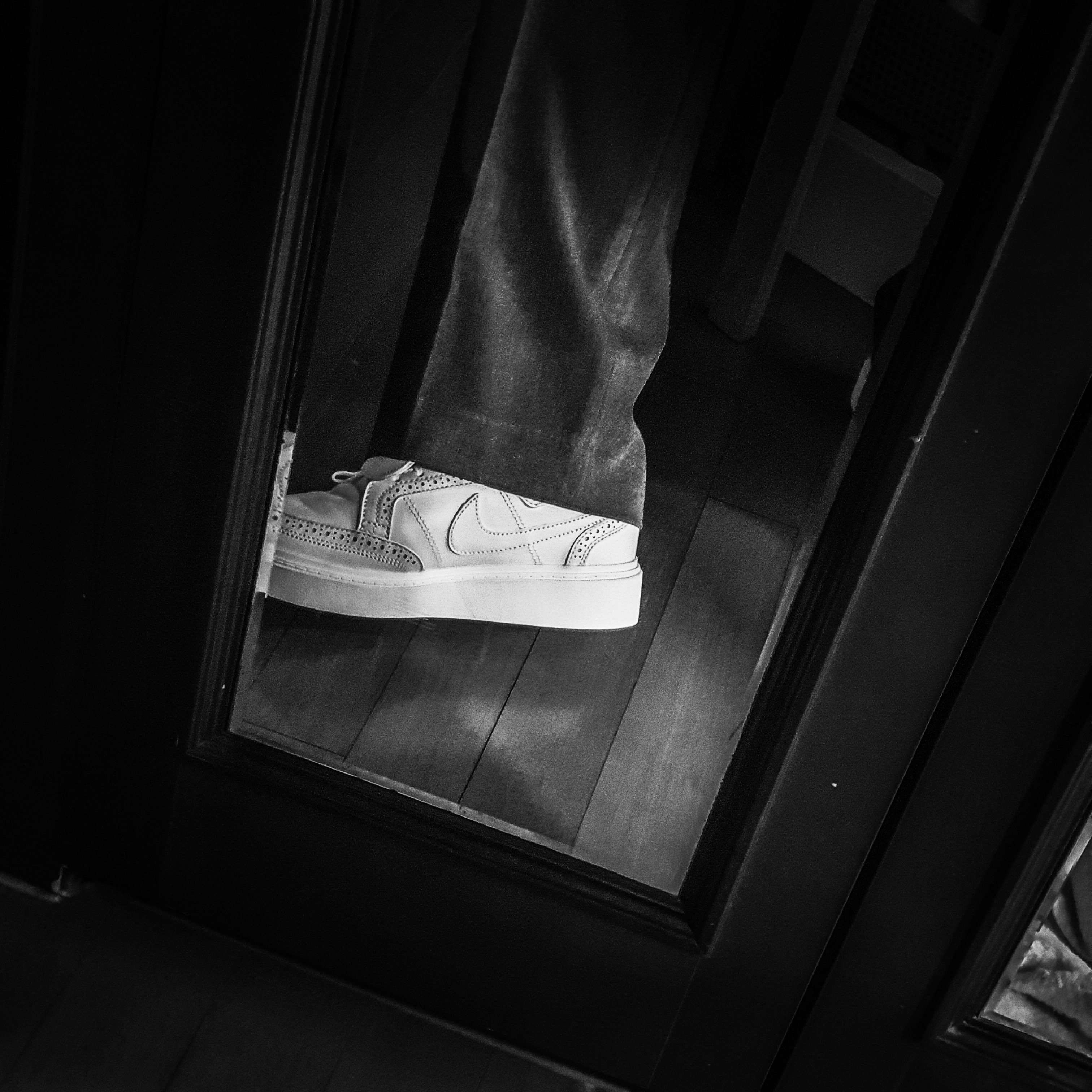 Nike x Peaceminusone Kwondo1 White 착용 스타일