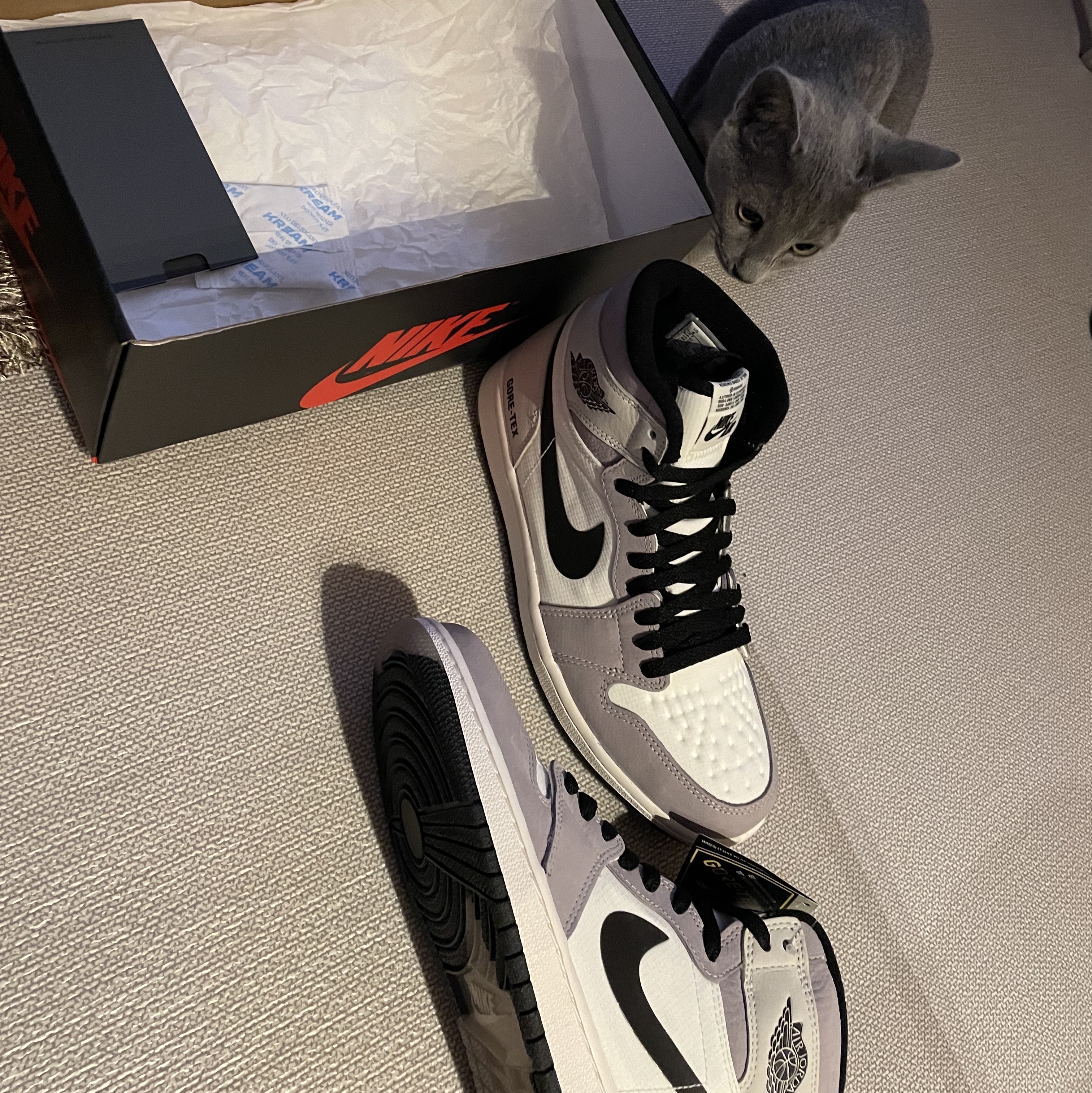 Jordan 1 Element Gore-Tex Sail 착용 스타일 - 3