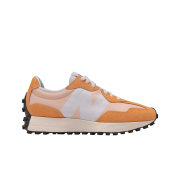 (W) New Balance 327 White Orange