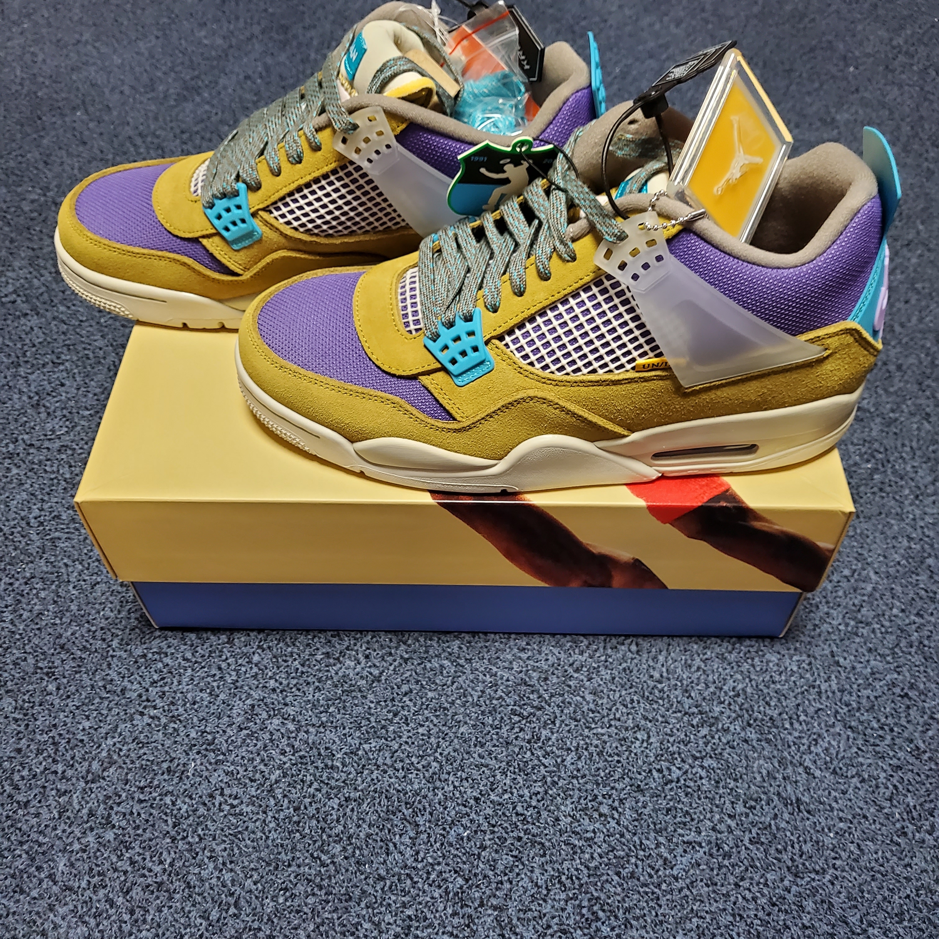 Jordan 4 x Union Retro SP Desert Moss 착용 스타일 - 2