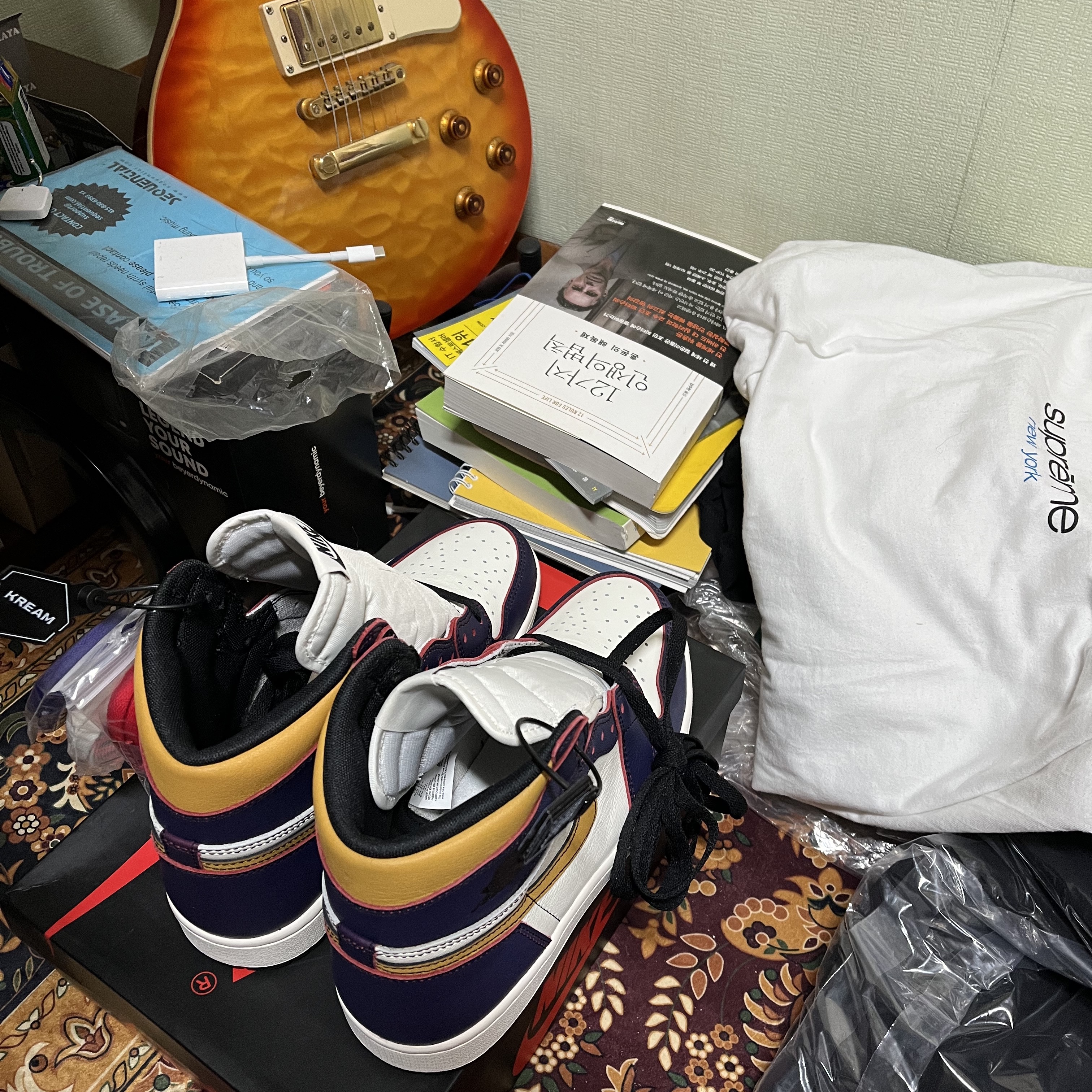 Jordan 1 Retro High OG Defiant SB LA to Chicago 착용 스타일