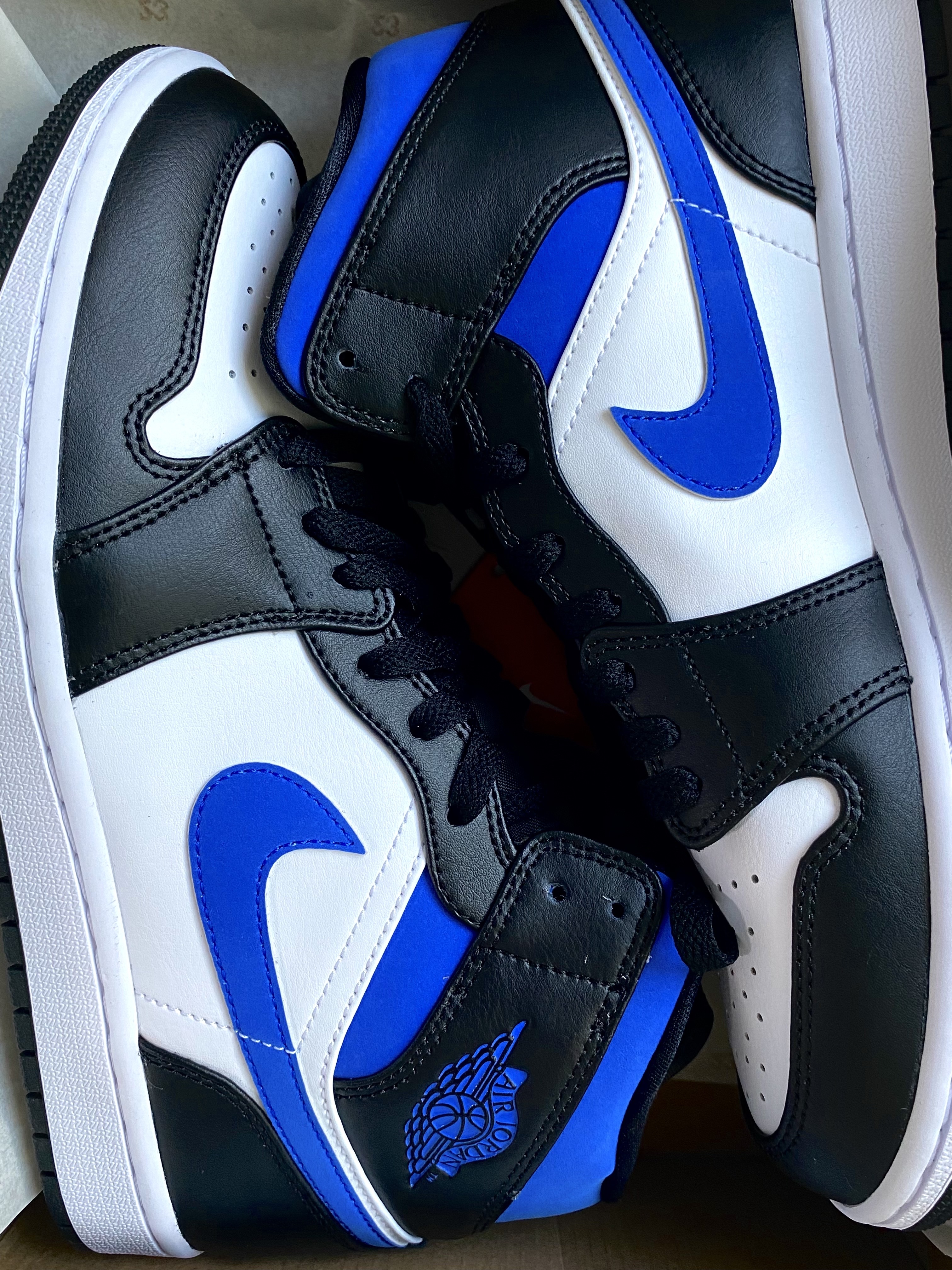 Jordan 1 Mid Racer Blue 착용 스타일