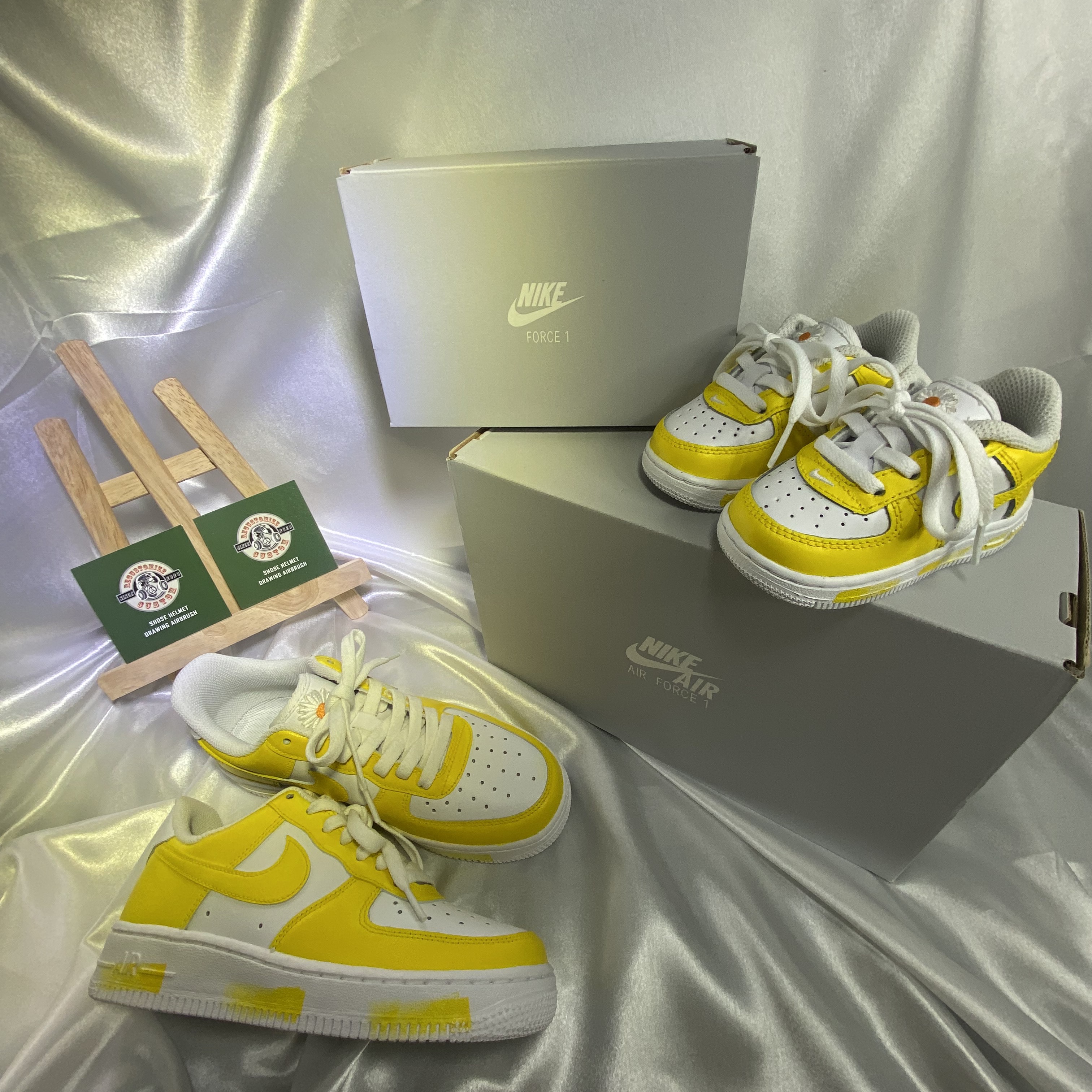 (W) Nike Air Force 1 '07 Low White, (TD) Nike Force 1 LE White 착용 스타일 - 2