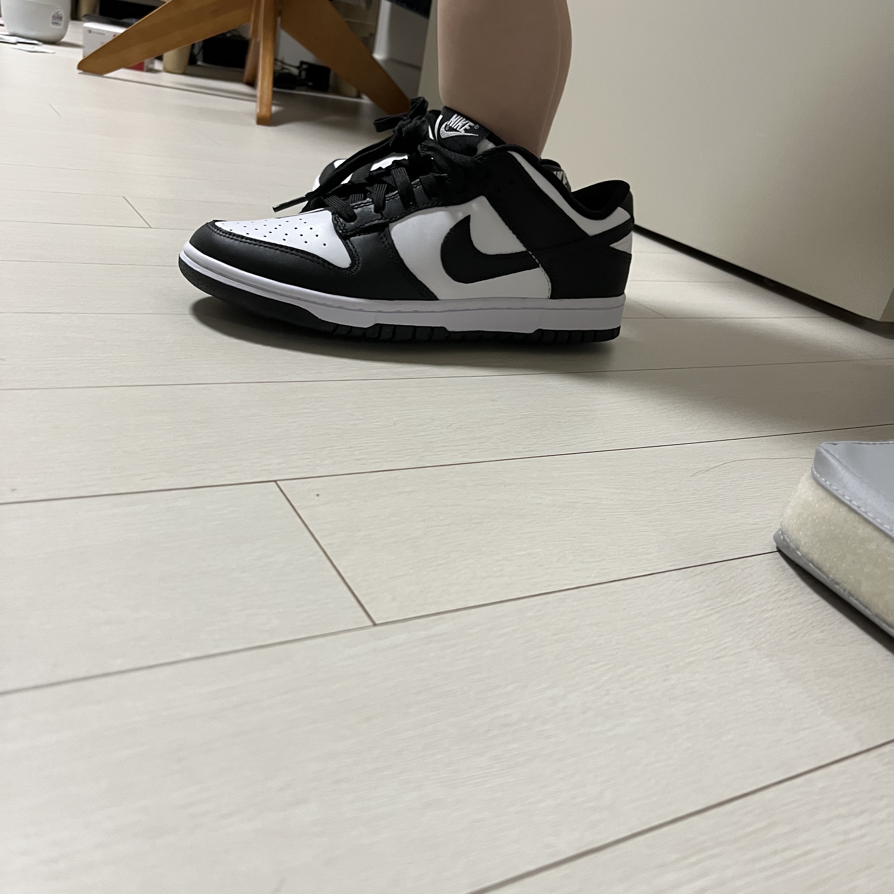 Nike Dunk Low Retro Black 착용 스타일 - 3