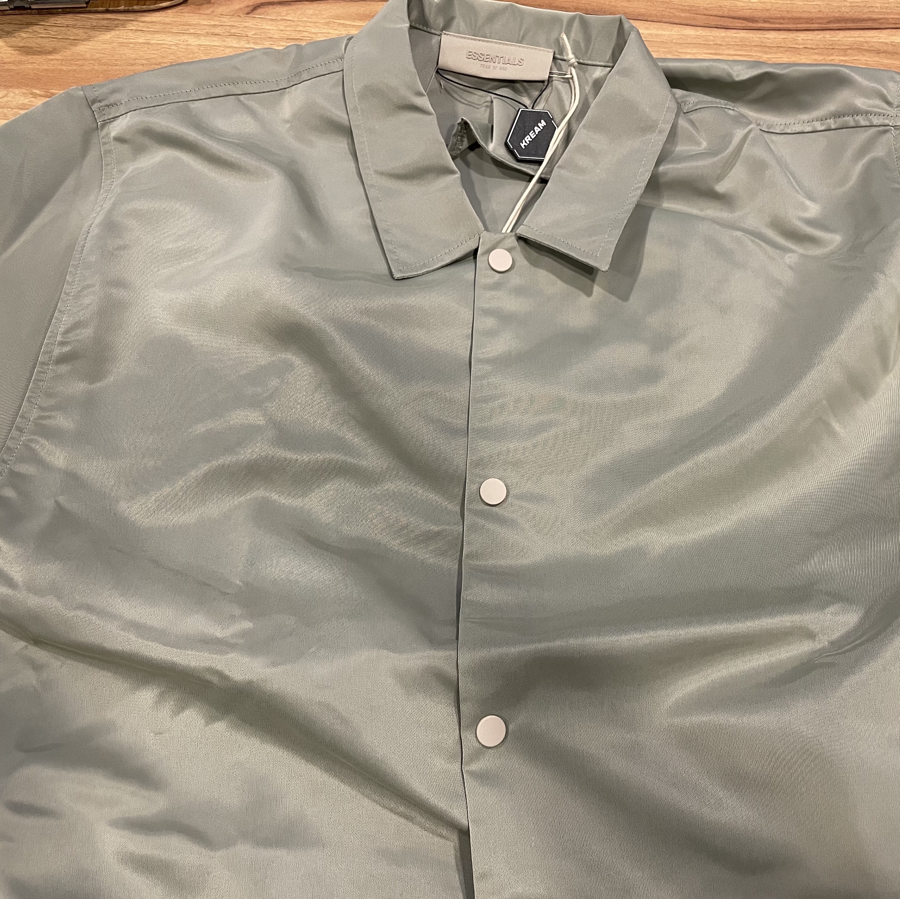 Essentials Coaches Jacket Seafoam - 22SS 착용 스타일