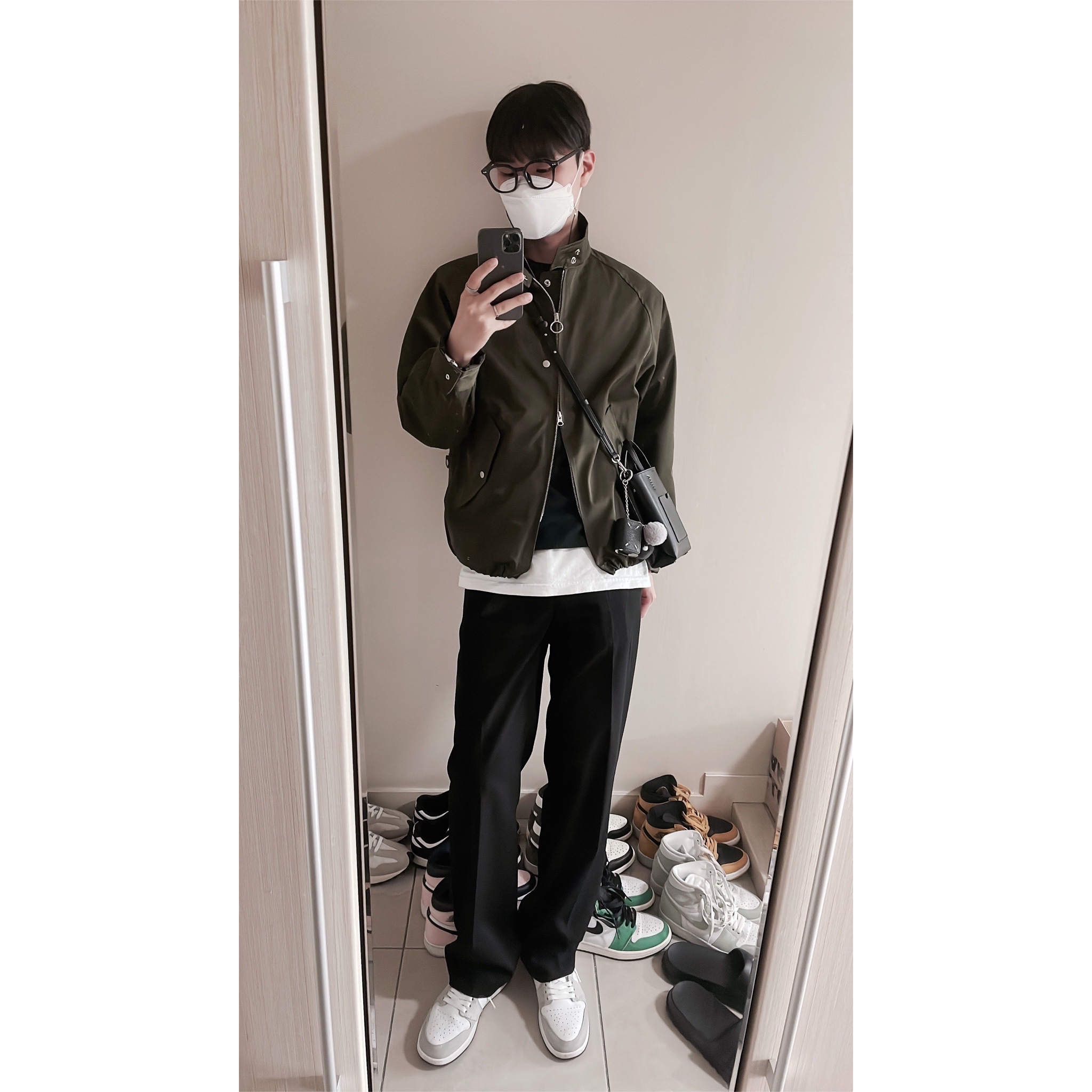 (GS) Jordan 1 Retro High OG Light Smoke Grey 착용 스타일
