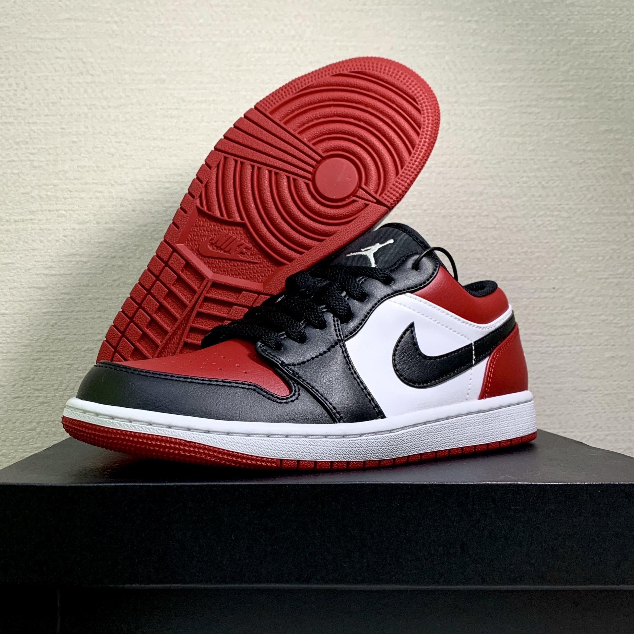 Jordan 1 Low Bred Toe 착용 스타일