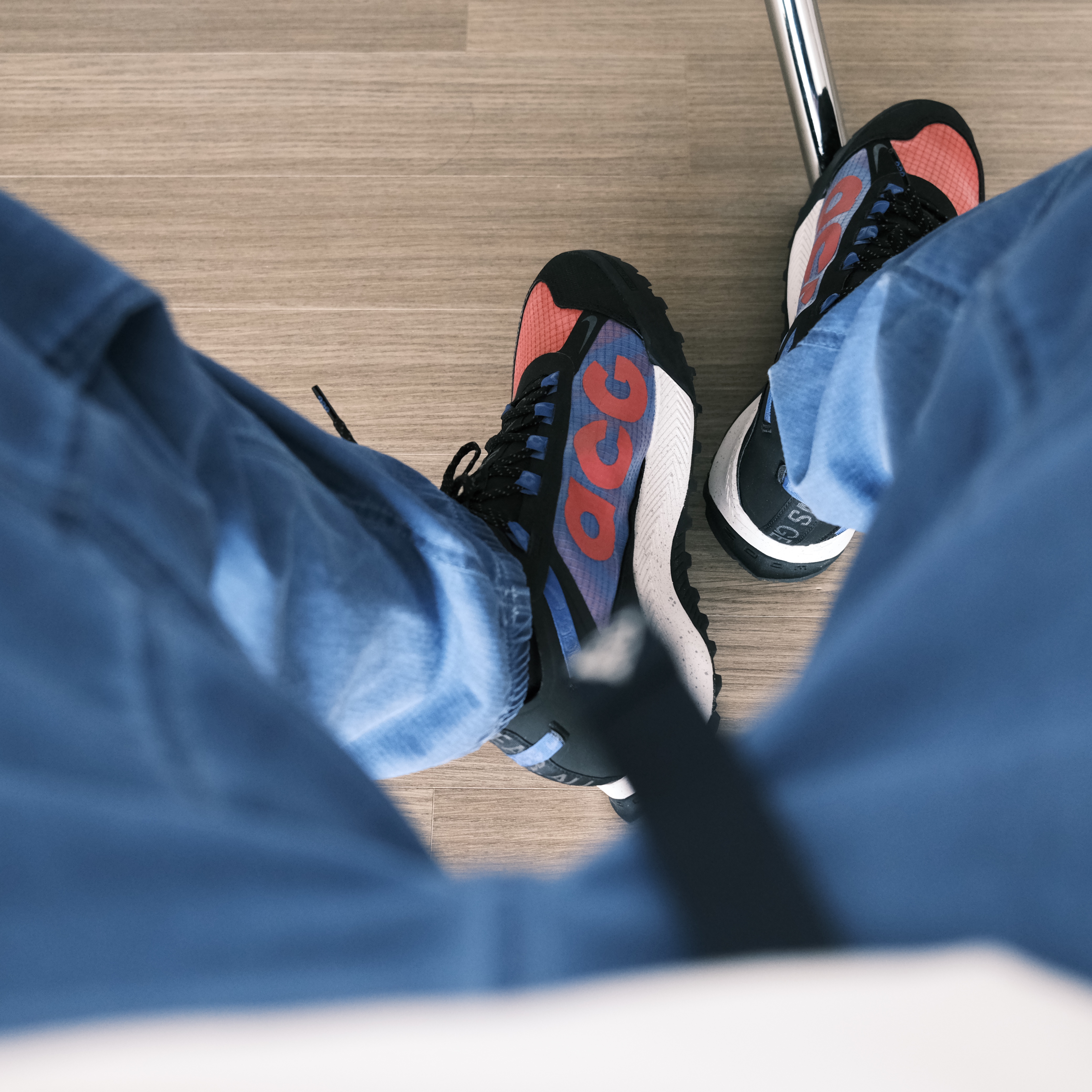 Nike ACG Watchman Peak Pants Blue Void - Asia, Nike ACG Zoom Terra Zaherra Rush Pink 착용 스타일 - 2