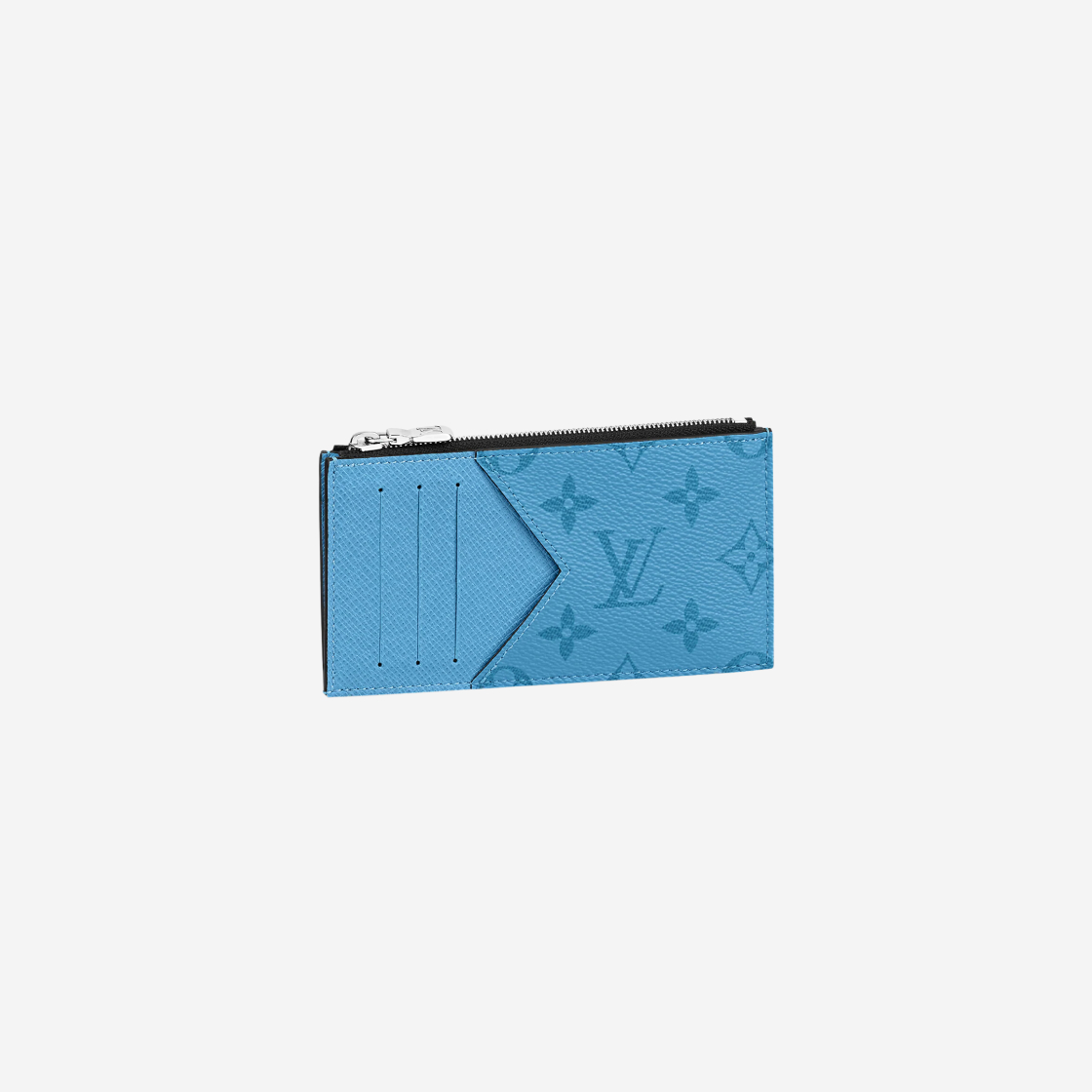 LOUIS VUITTON Taigarama Coin Card Holder Cobalt Blue 1250110