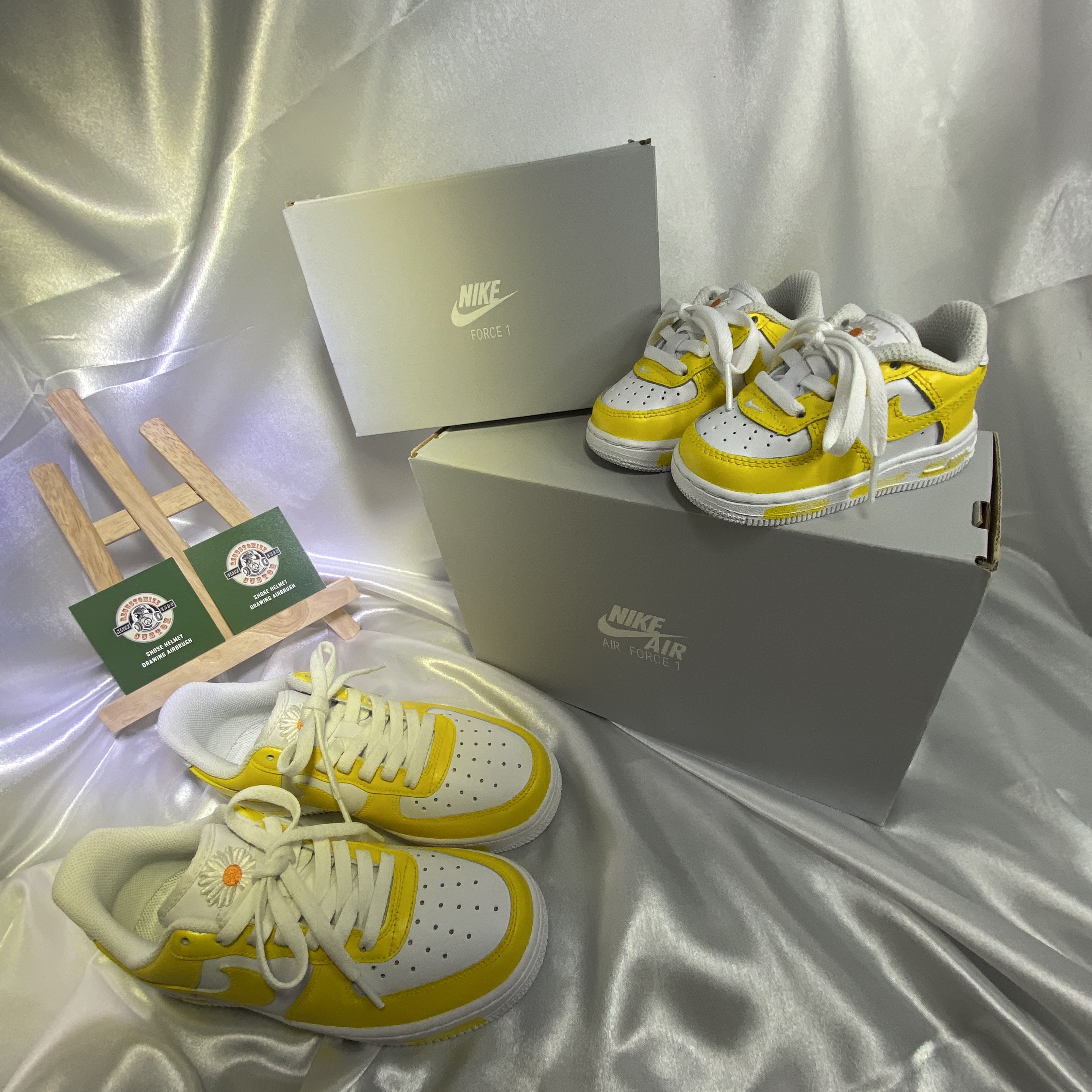 (W) Nike Air Force 1 '07 Low White, (TD) Nike Force 1 LE White 착용 스타일 - 1