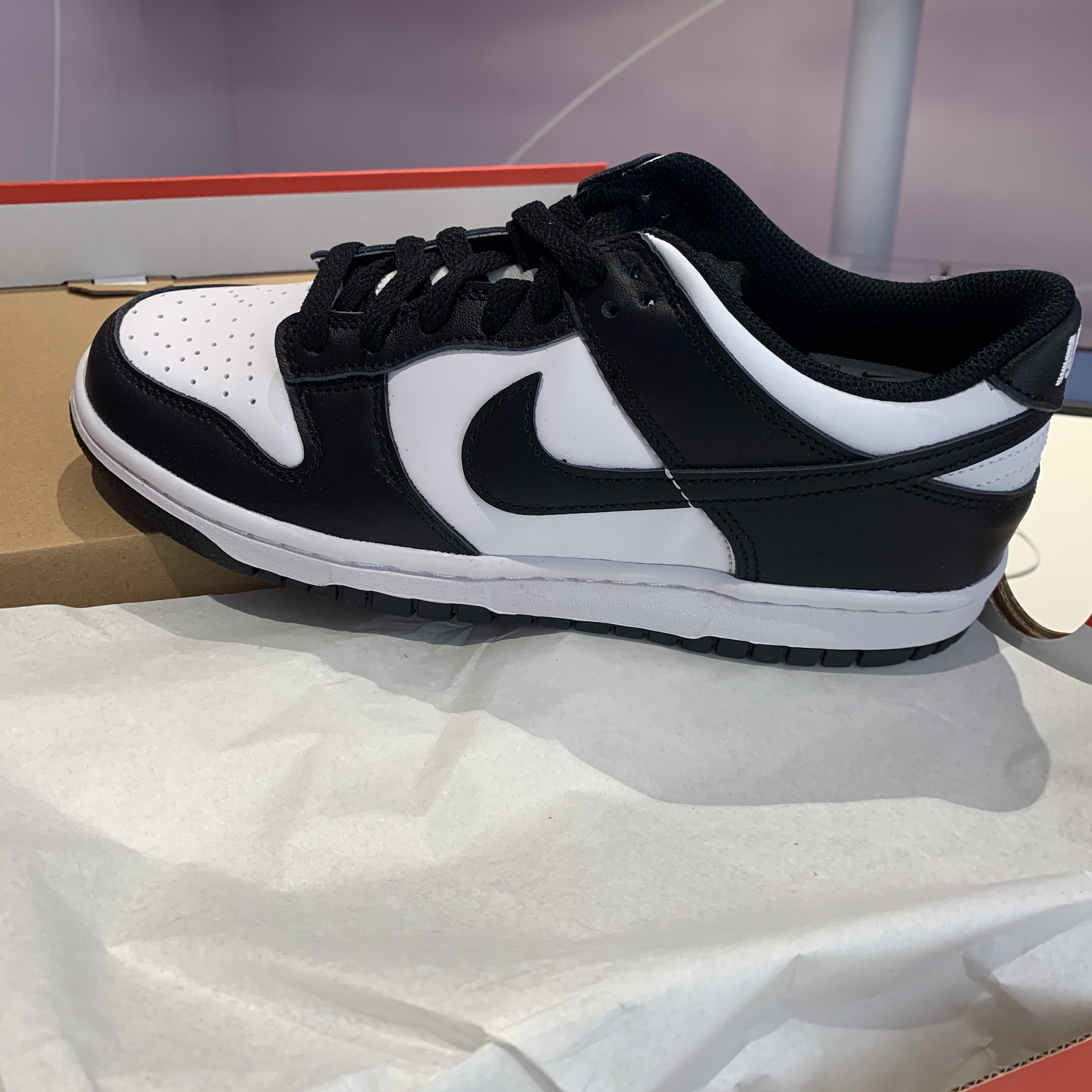(GS) Nike Dunk Low Black, Nike Dunk Low Retro Black 착용 스타일