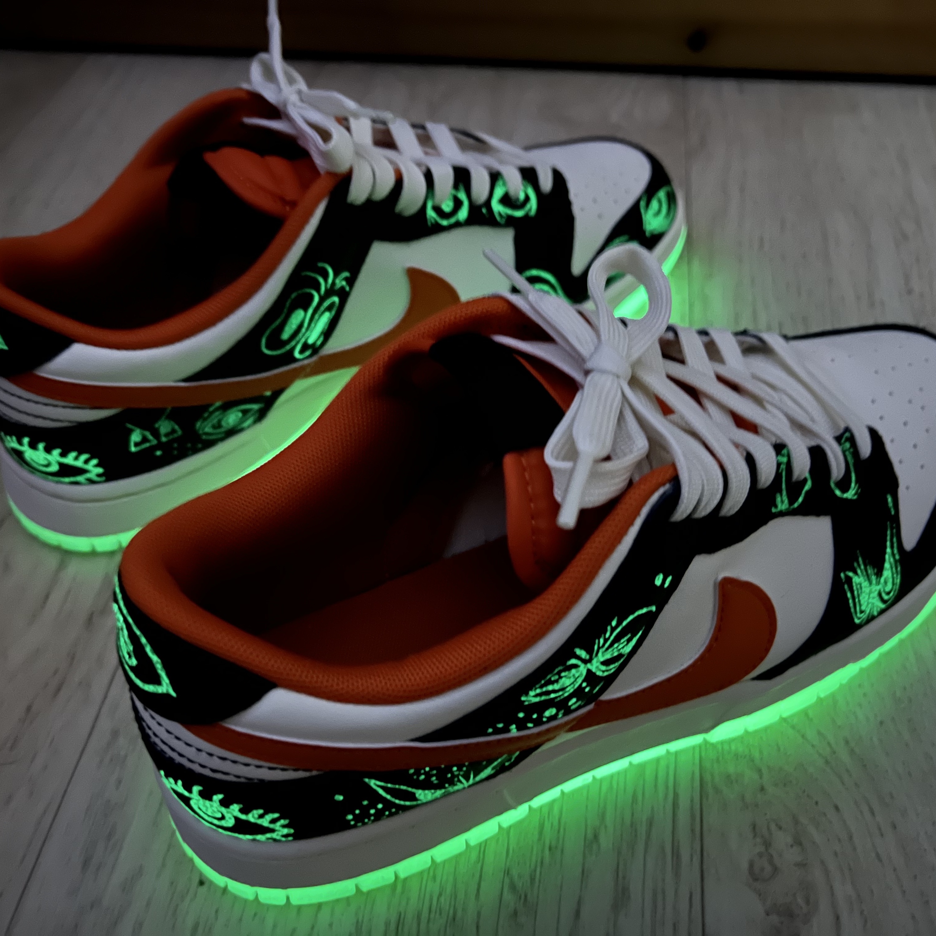 Nike Dunk Low Retro PRM Halloween 착용 스타일 - 1