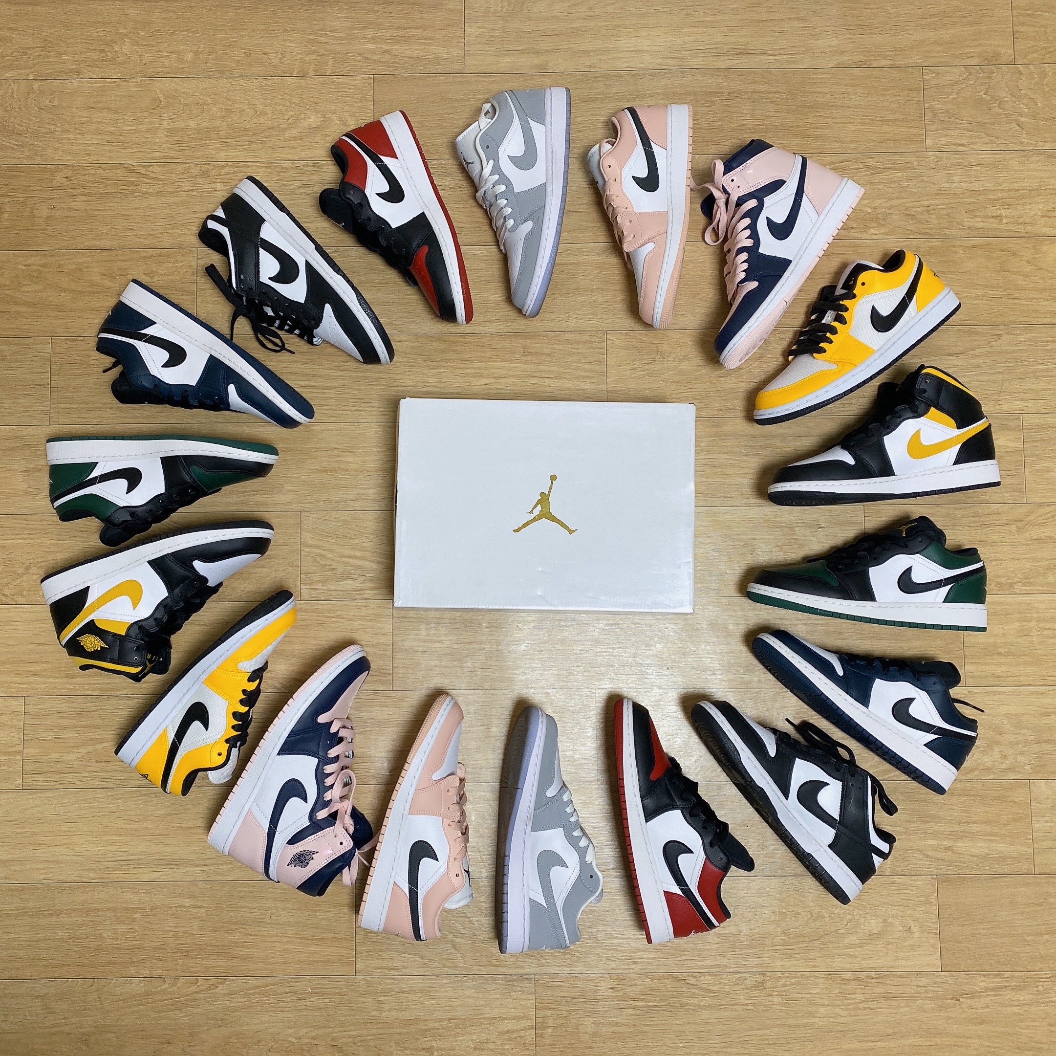 (GS) Jordan 1 Low Light Arctic Pink, (GS) Jordan 1 Low Bred Toe 착용 스타일