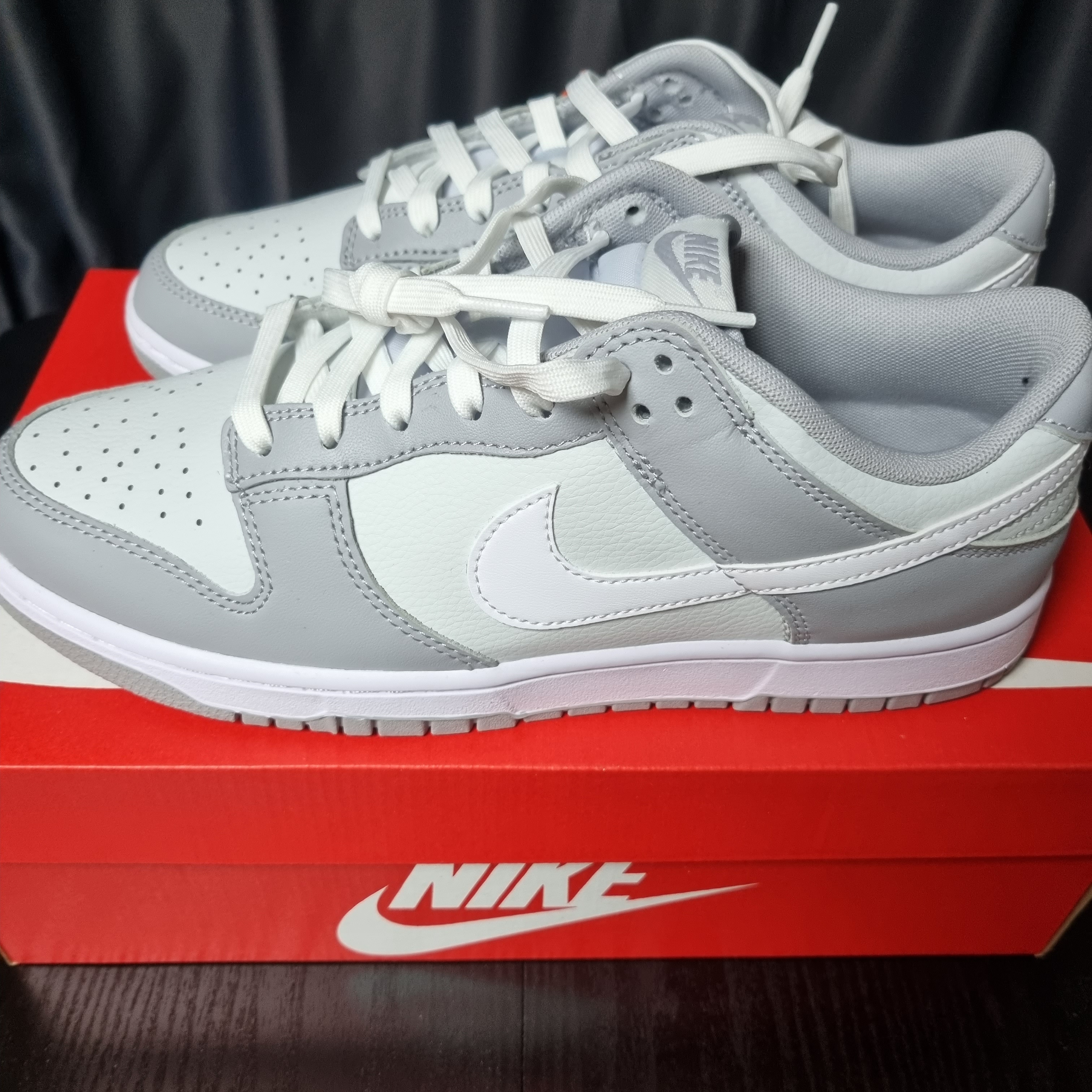Nike Dunk Low Retro Wolf Grey 착용 스타일