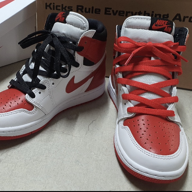 Jordan 1 Retro High OG Heritage 착용 스타일