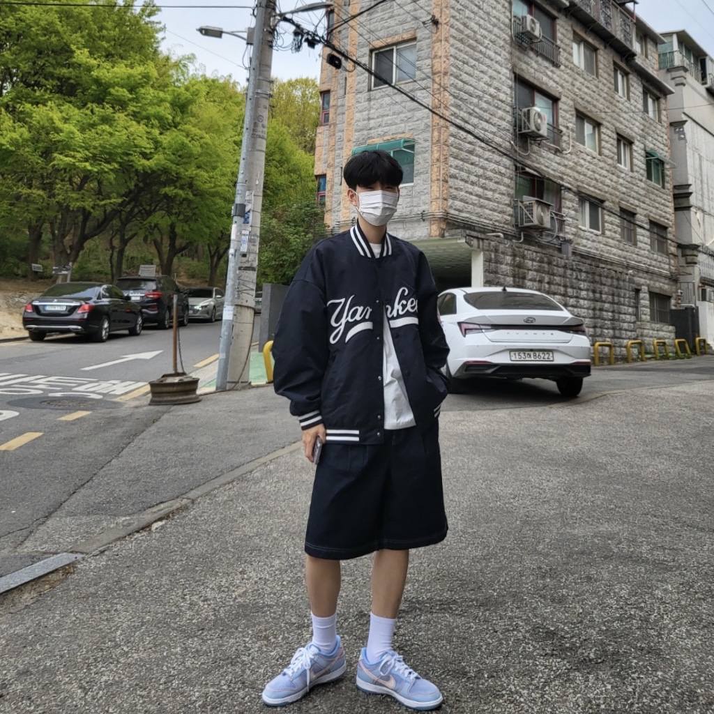 Nike x Union Dunk Low Passport Pack Argon 착용 스타일